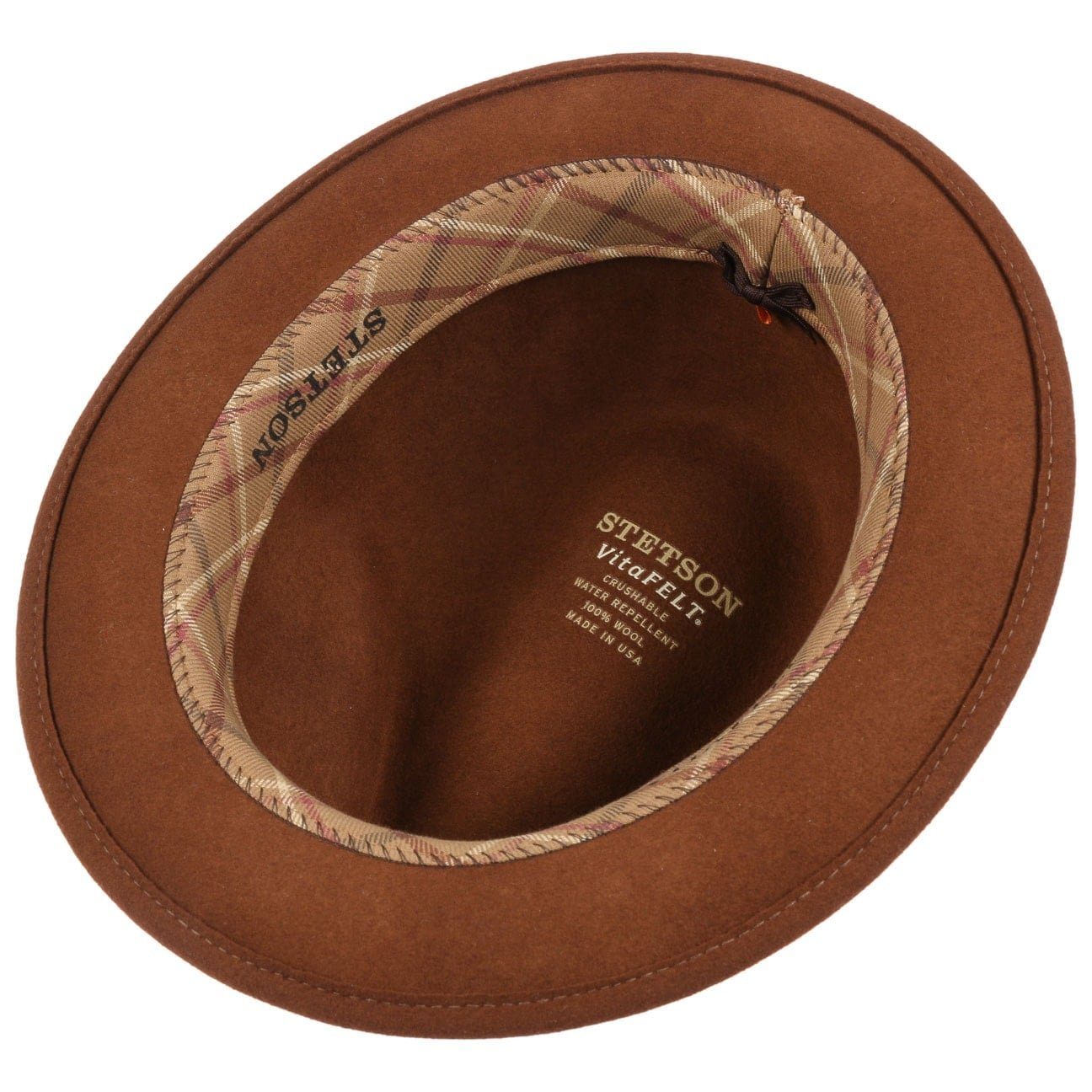 Stetson Filzhut (1-St) Wollfilzhut mit Ripsband, Made in USA