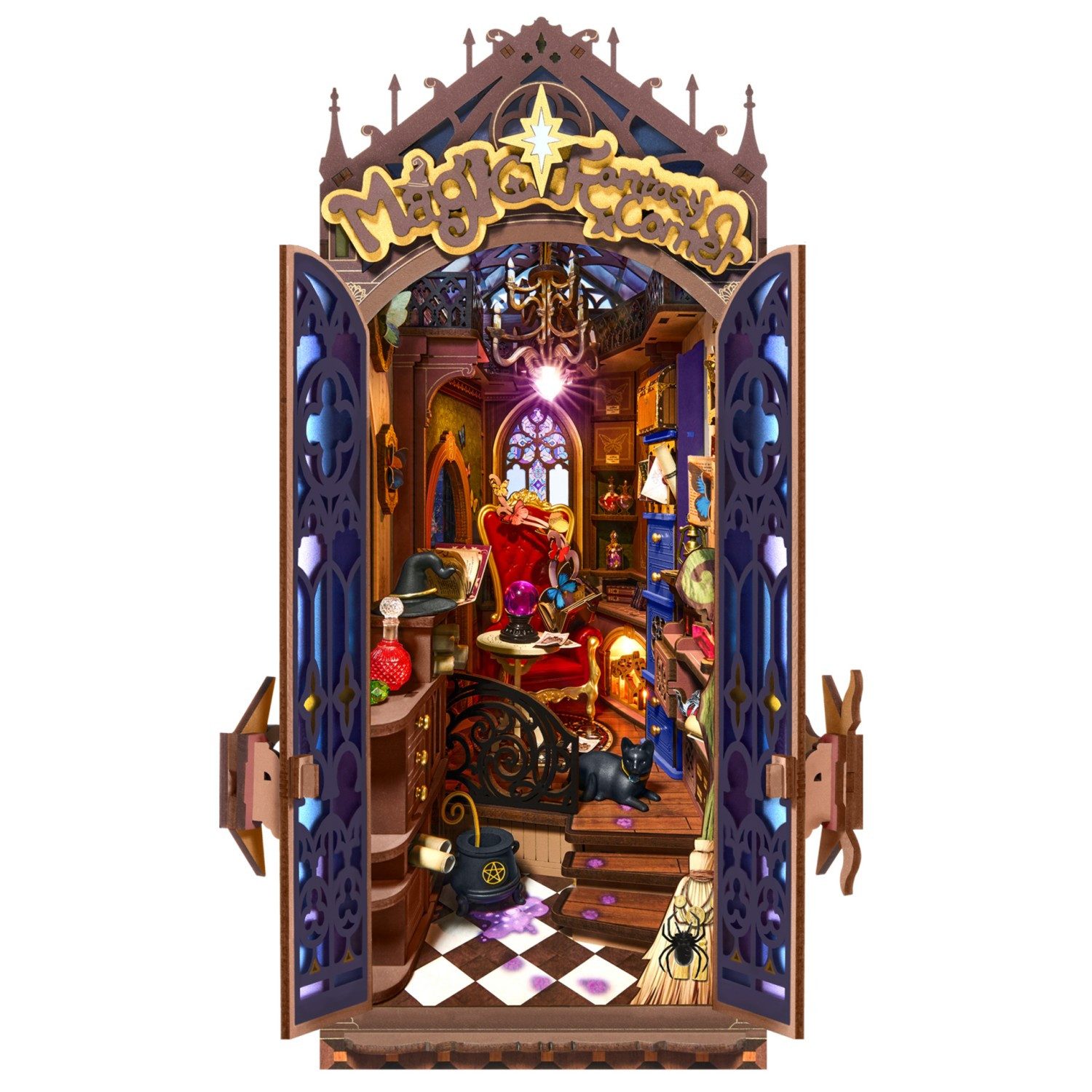 ROLIFE 3D-Puzzle Book Nook "Magic Fantasy Corner", Puzzleteile