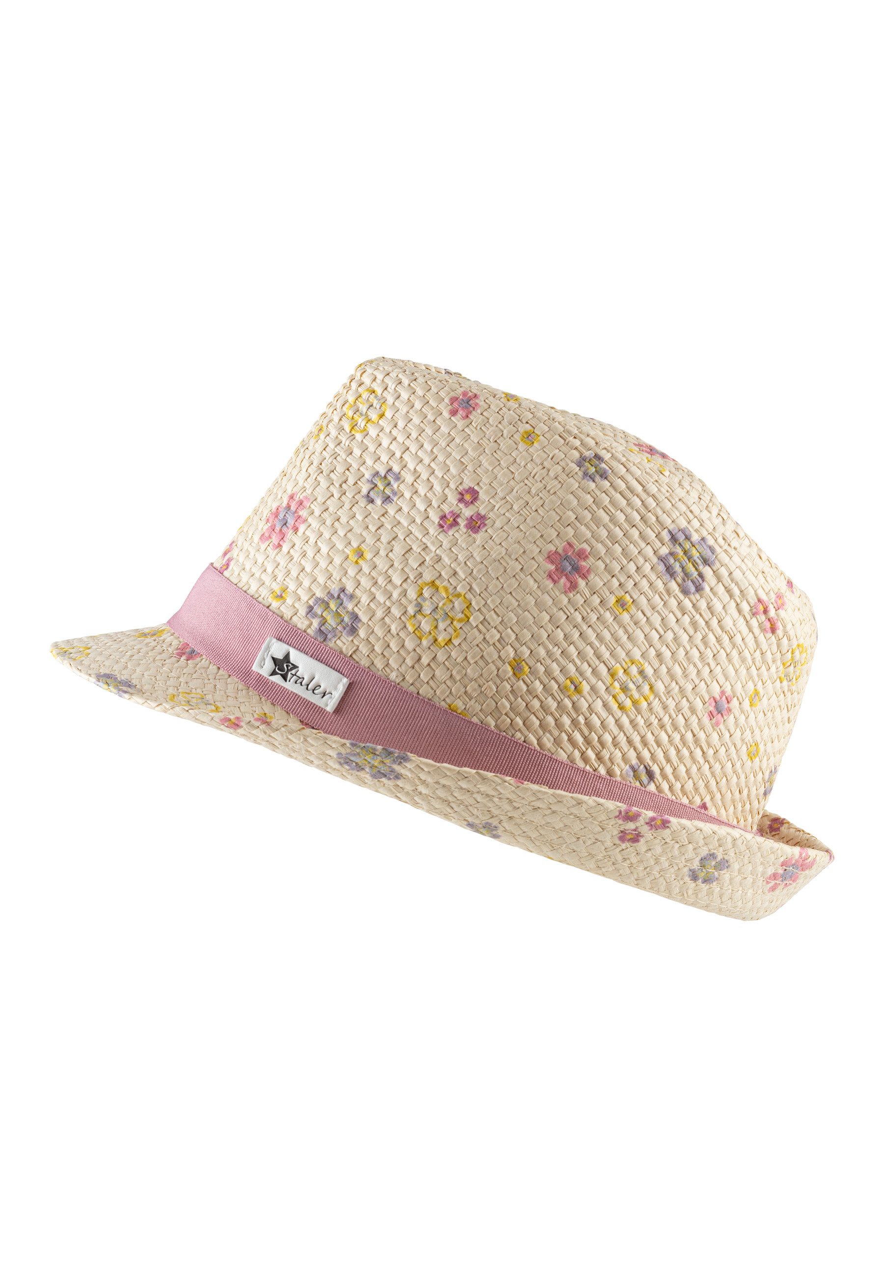 Sterntaler® Sonnenhut 50+ Strohhut Blumen (1-St)