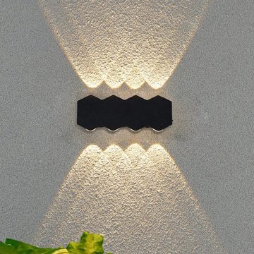 CALIYO Wandleuchte LED Wandlampe Innen Warmweiß Flurlampe Wandlicht Treppenhaus