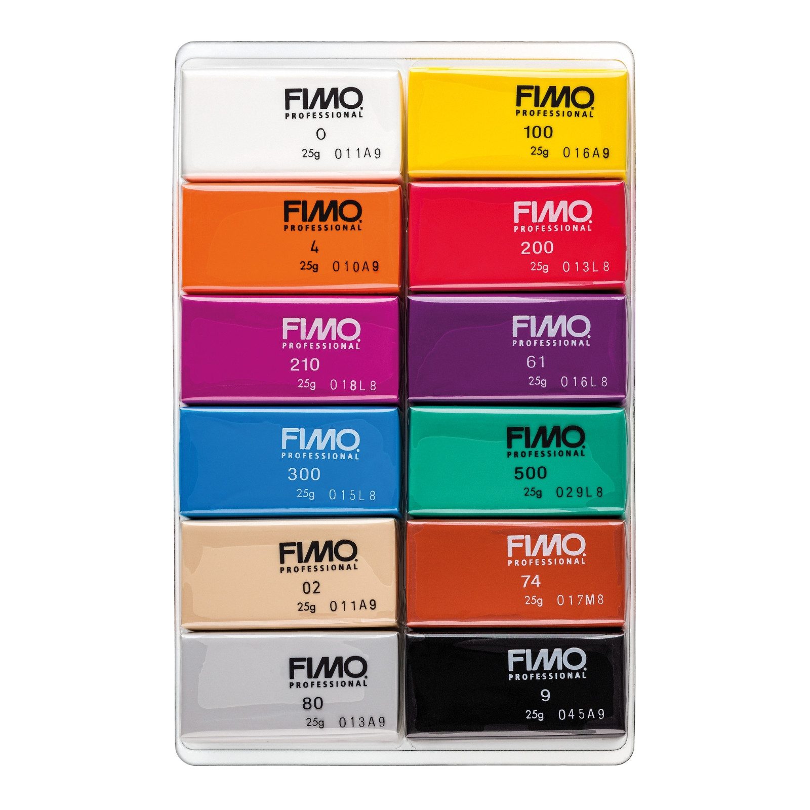 STAEDTLER Modelliermasse STAEDTLER FIMO professional 8043 C Modelliermasse-Set - Basic Colours
