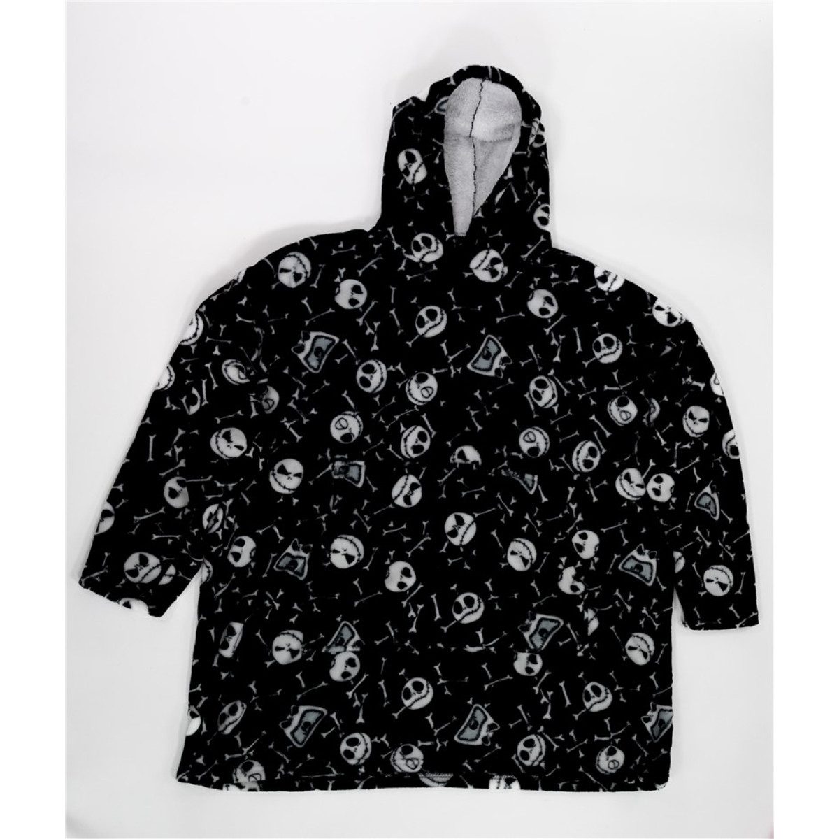 Aymax sprl Poncho Disney Jack Skellington Hoodie Decke Weihnachten für Erwachsene
