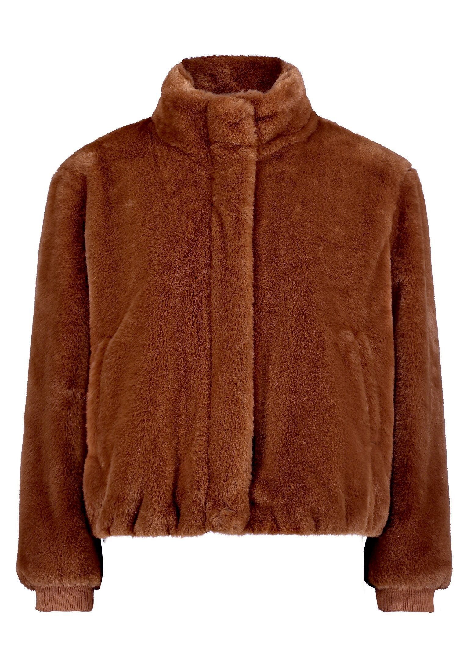 Betty&Co Fellimitatjacke Damen mit Taschen