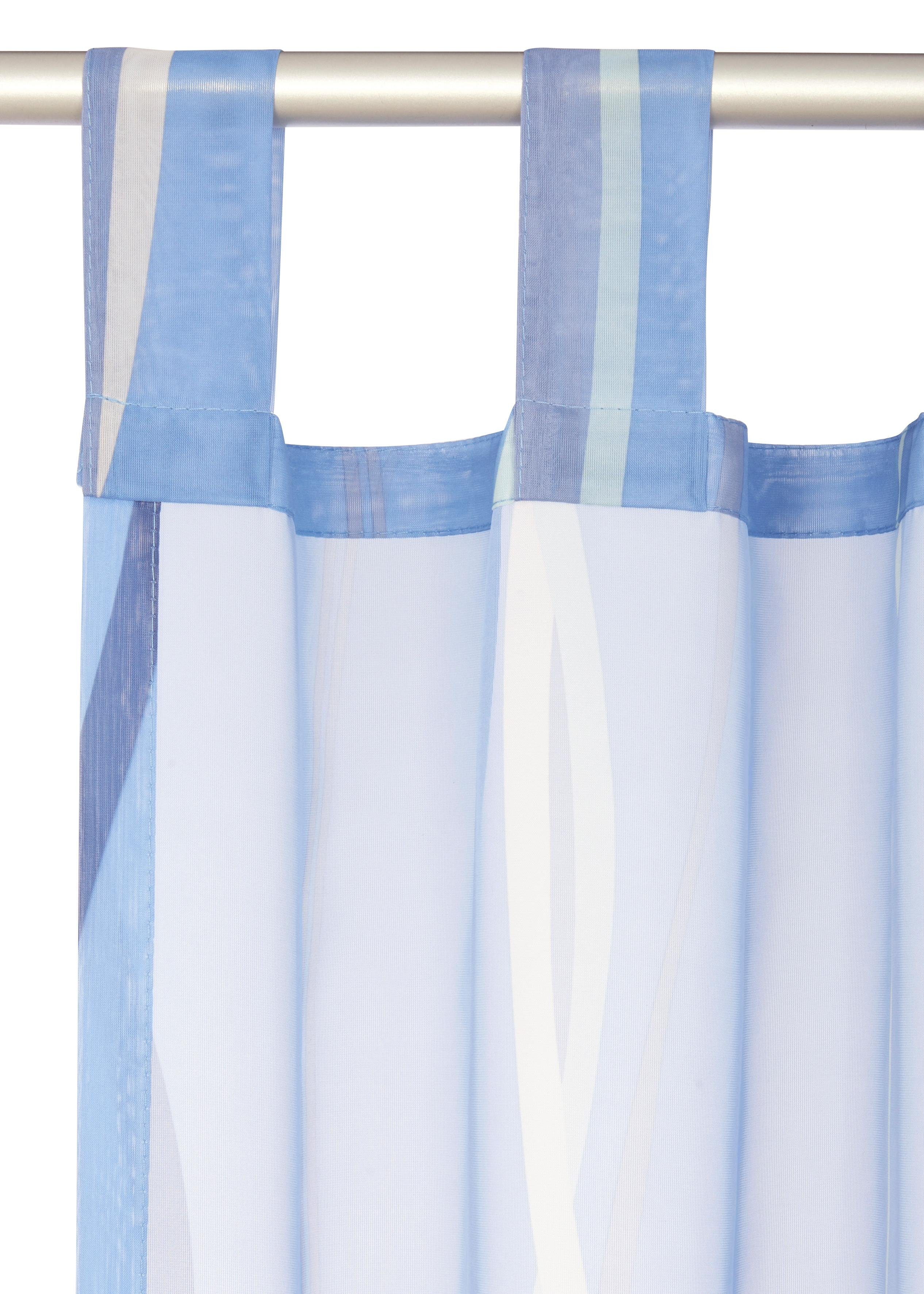 OTTO home Gardine Dimona (2 St), Schlaufen, transparent, Voile, 2er-Set, Voile, Polyester, Wellen – Bild 4 von 5