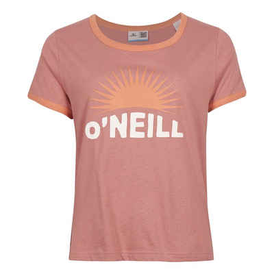 O'Neill T-Shirt Marri Ringer mit Kultprint auf Wasserbasis