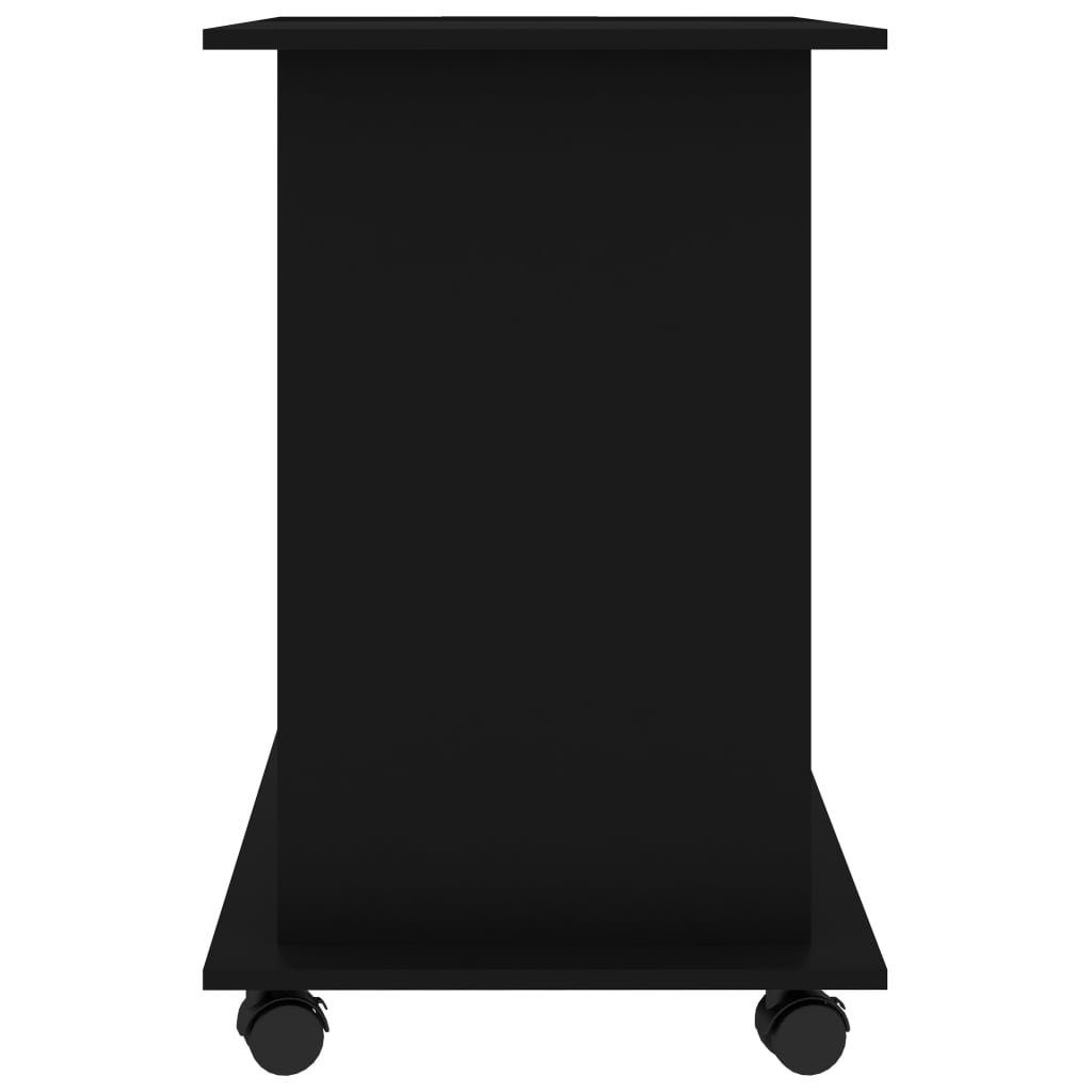 cm Schwarz 80x50x75 furnicato Holzwerkstoff Schreibtisch