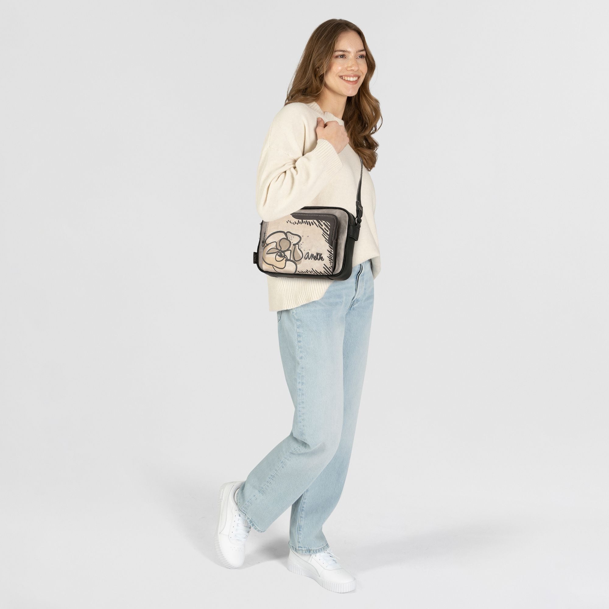 Anekke Umhängetasche Natur Koko, Polyurethan günstig online kaufen