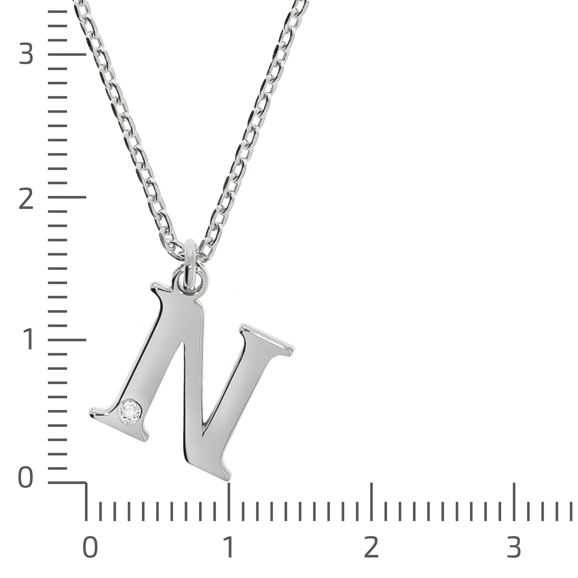 Diamonds by Ellen K. Kette mit Anhänger Silber 925 mit 1x Diamant 0,008ct. günstig online kaufen