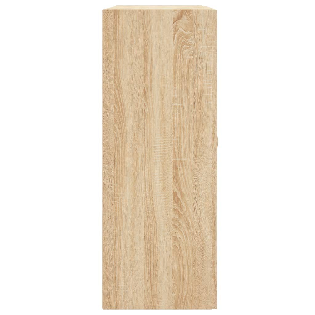 vidaXL Sideboard Wandschrank (1 69,5x34x90 St) Holzwerkstoff Sonoma-Eiche Eiche cm Sonoma