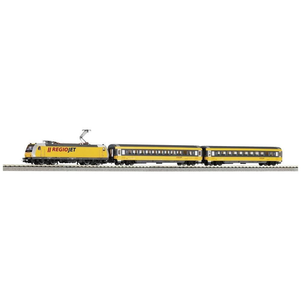 PIKO Modelleisenbahn Startpaket H0 PSCwlan S-Set Personenzug BR 386 der Regiojet 59019