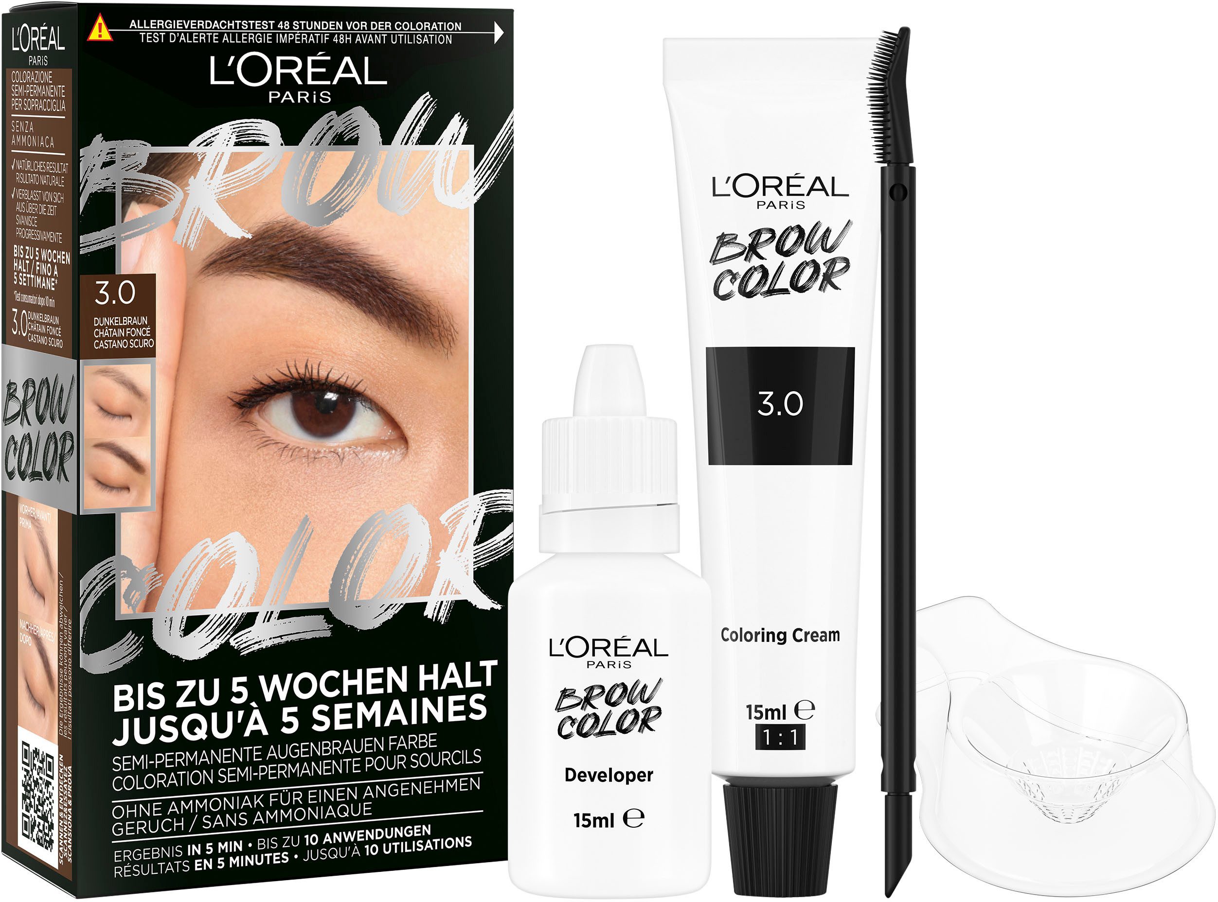 L'ORÉAL PARIS Augenbrauenpflege flüssige Textur, für alle Hauttypen