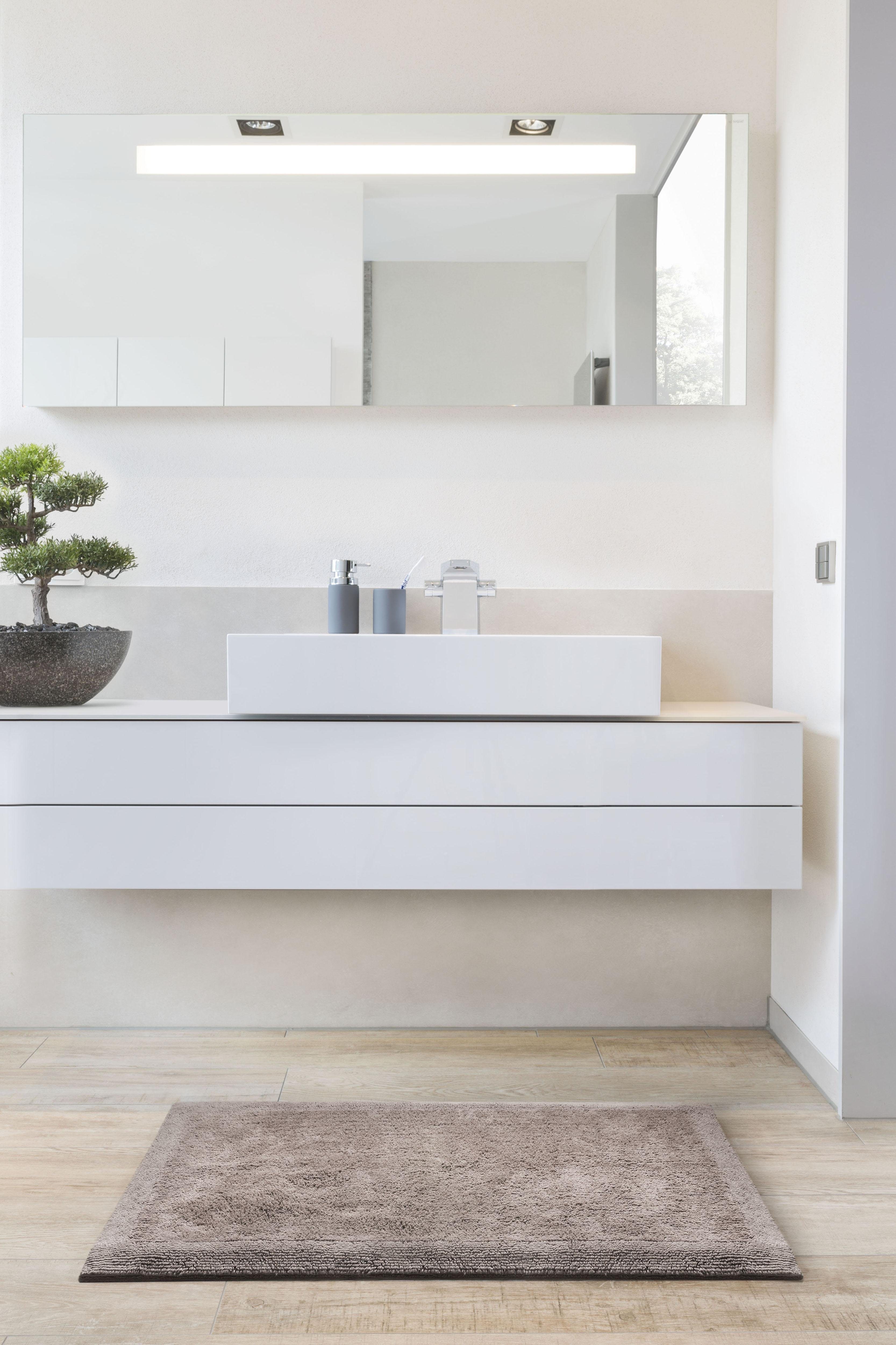 Grund Badematte LUXOR, Höhe 15 mm, fußbodenheizungsgeeignet, Baumwolle, rec günstig online kaufen