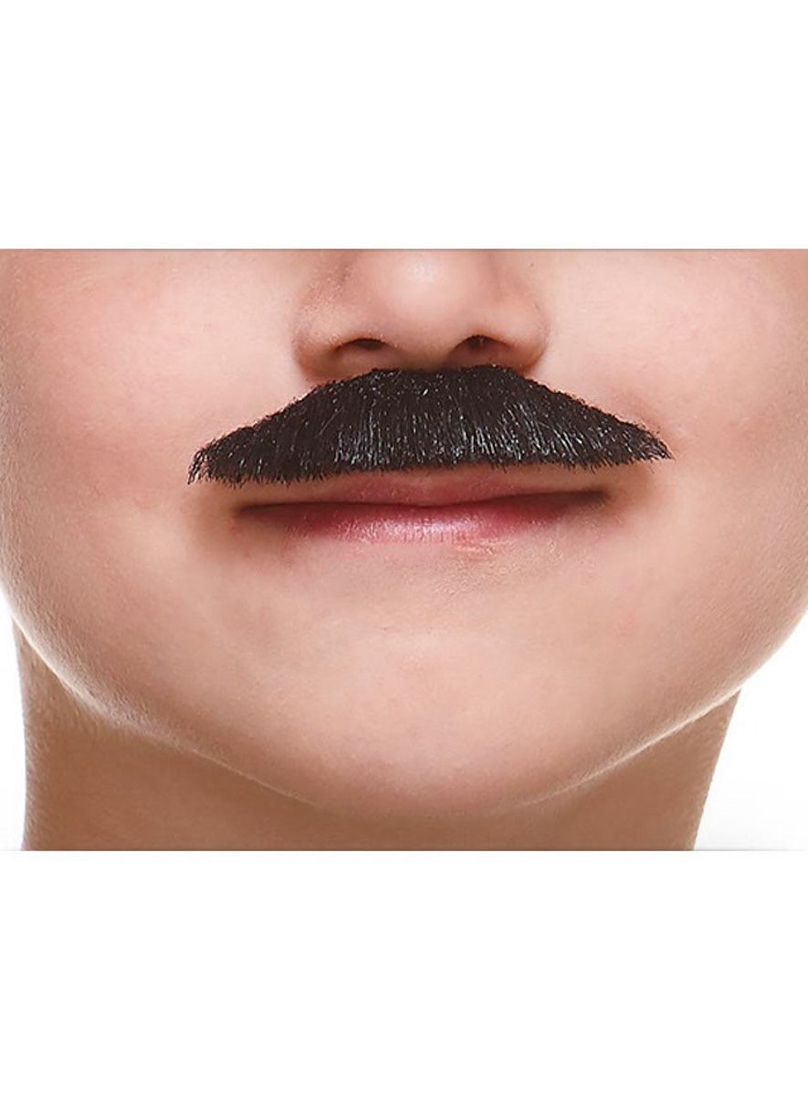 Metamorph Kostüm Kurzer Schnurrbart für Kinder in vier verschiedene, Hochwertiger und zertifizierter Kunstbart für Kinder