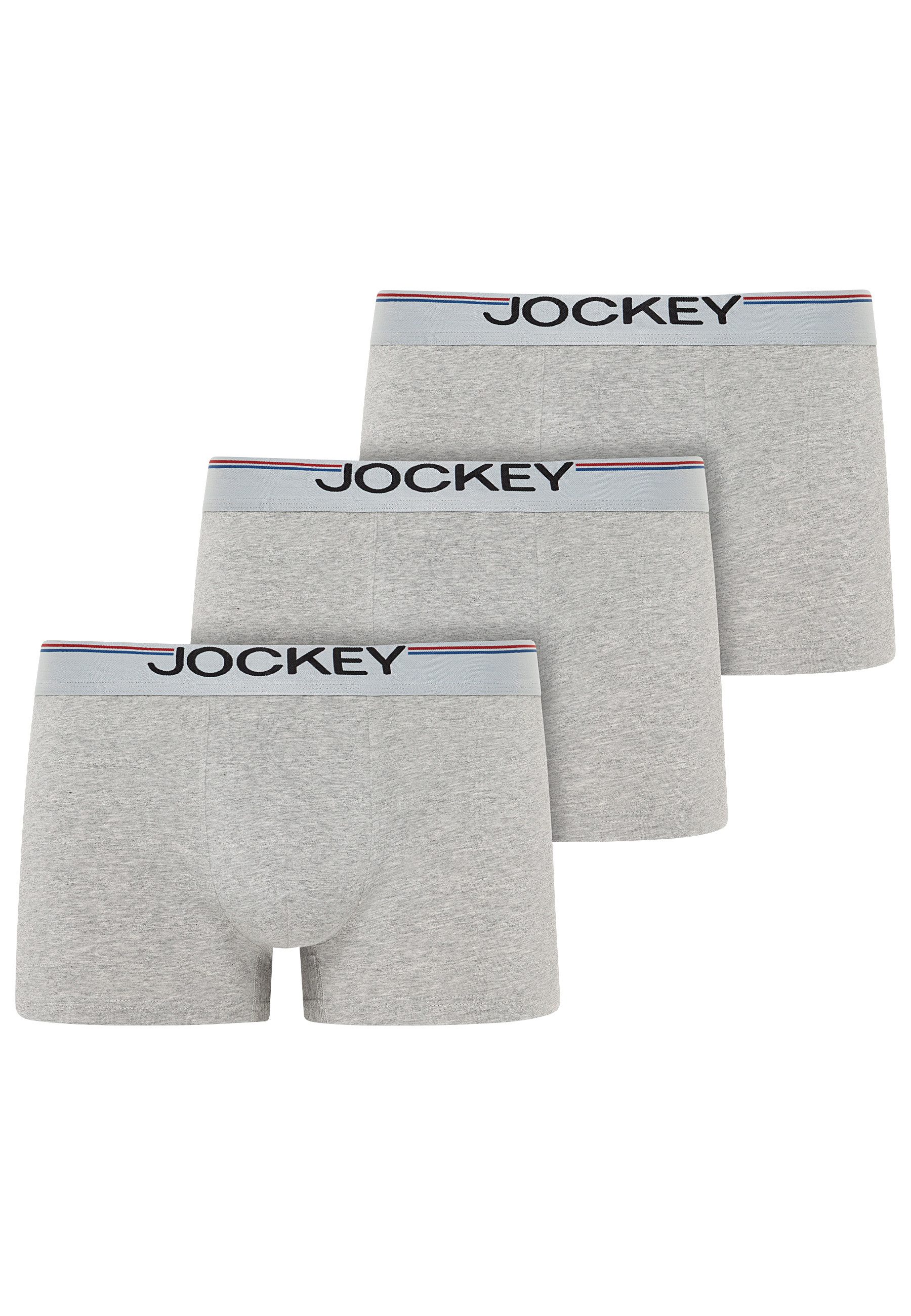 Jockey Boxer Cotton Stretch (3er Pack) atmungsaktiv, passgenauer Stretch