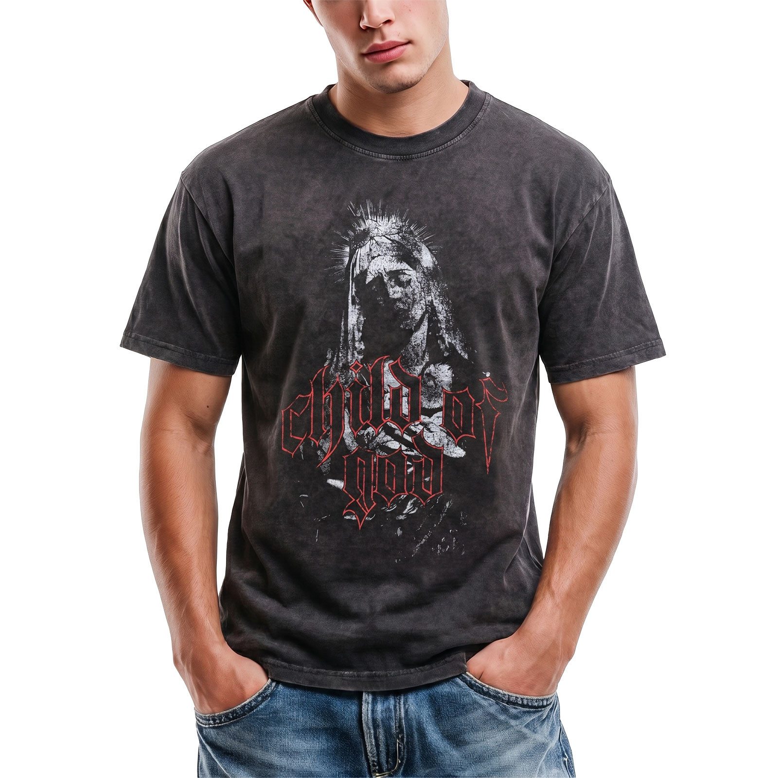 Favela T-Shirt T-Shirt Favela Child Of God Distressed