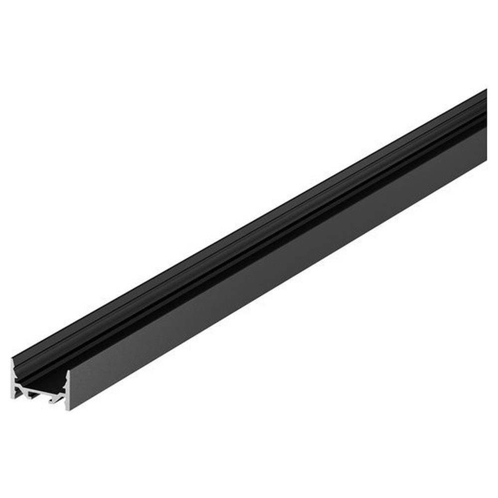 SLV LED-Stripe-Profil Schienenprofil Grazia 20 in Schwarz flach 1,5m, 1-flammig, LED Streifen Profilelemente