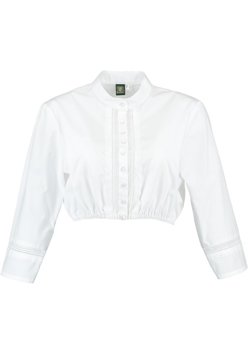 OS Trachten Trachtenbluse Qulima Unterziehbluse mit Spitze günstig online kaufen