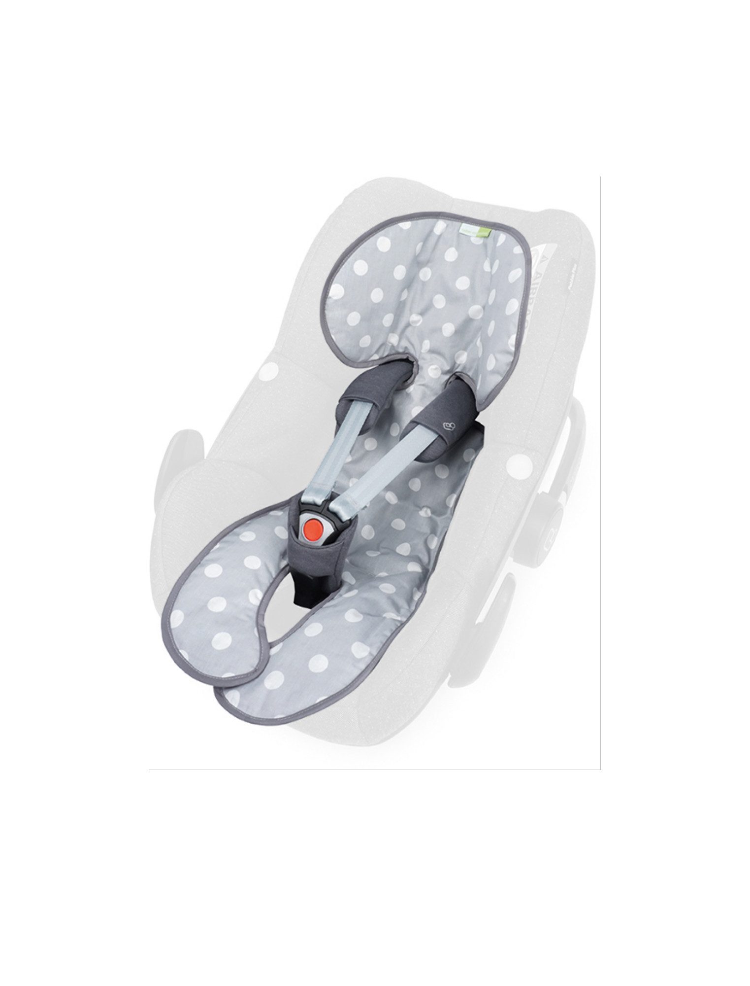 Liebes von priebes Kinder-Sitzauflage Sitzauflage Lola für Babyschalen Gruppe 0 mit Aussparung