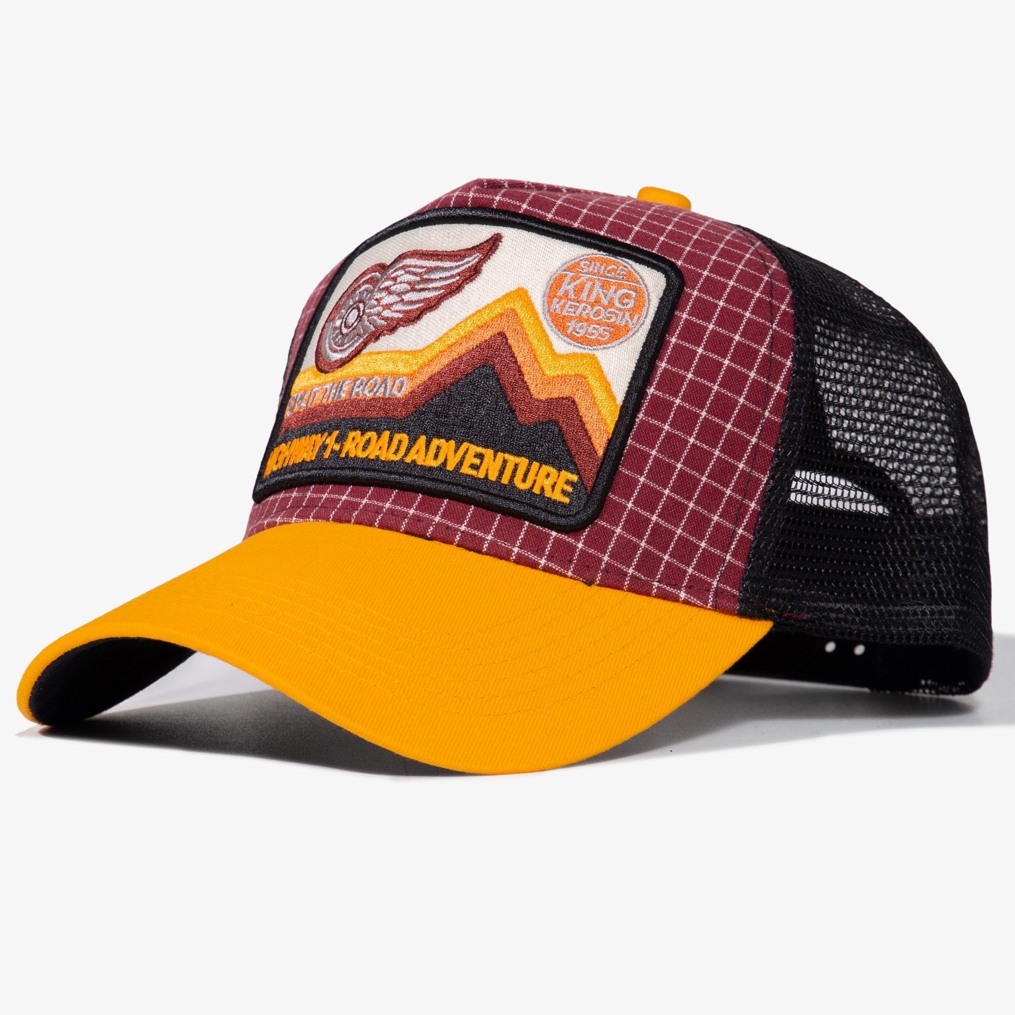 KingKerosin Trucker Cap Split The Road (1-St) mit Stickerei in der Front