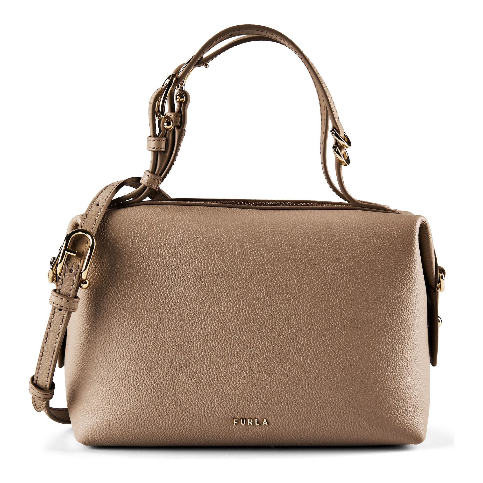 Furla Henkeltasche Double, Leder