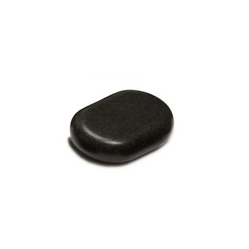 Habys Massageliege Hot Stone Massagestein Mittelgroß 6,7 x 4,7 x 1,7 cm, aus Basalt
