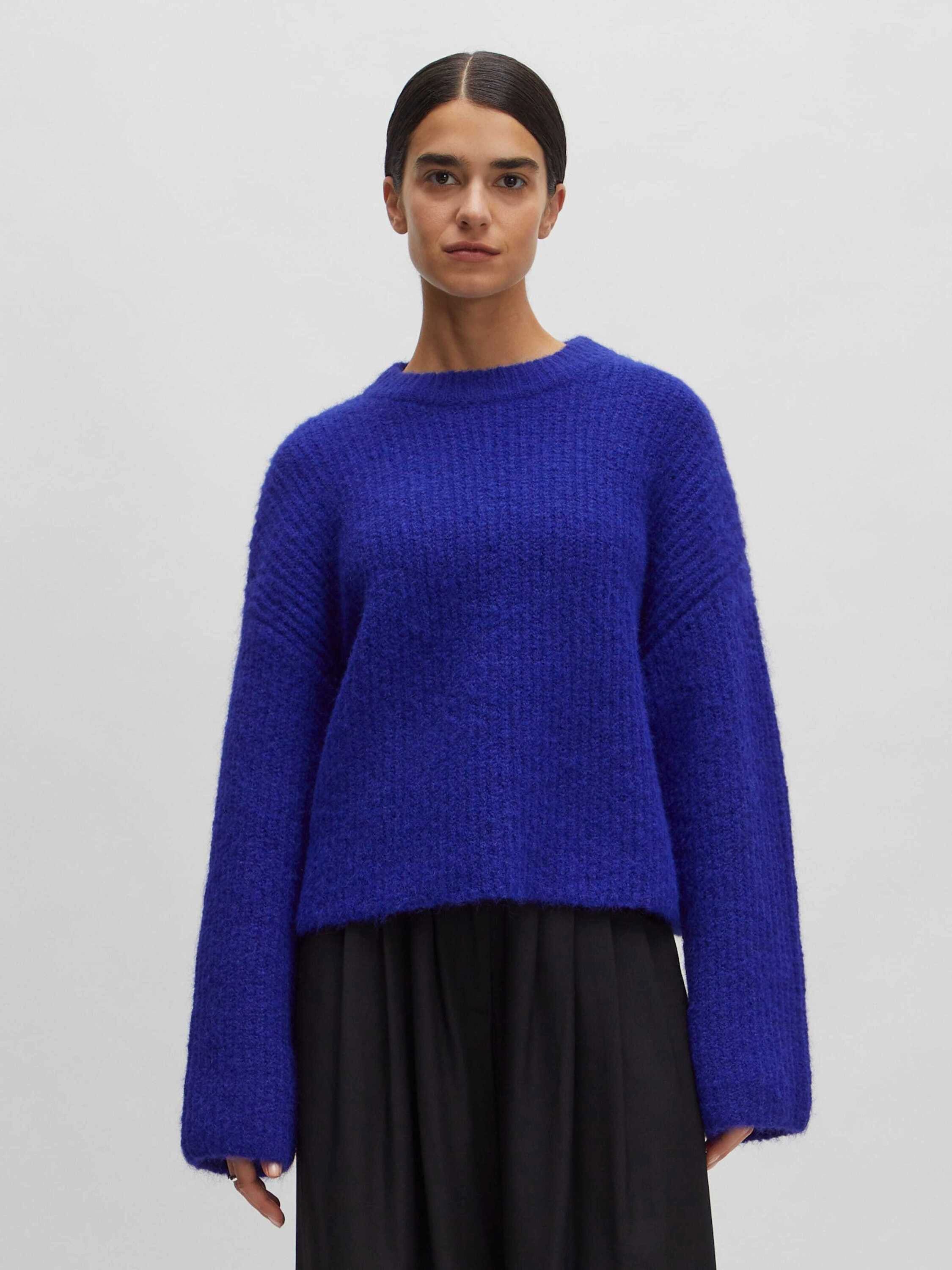 EDITED Strickpullover Salome (1-tlg) Plain/ohne Details günstig online kaufen