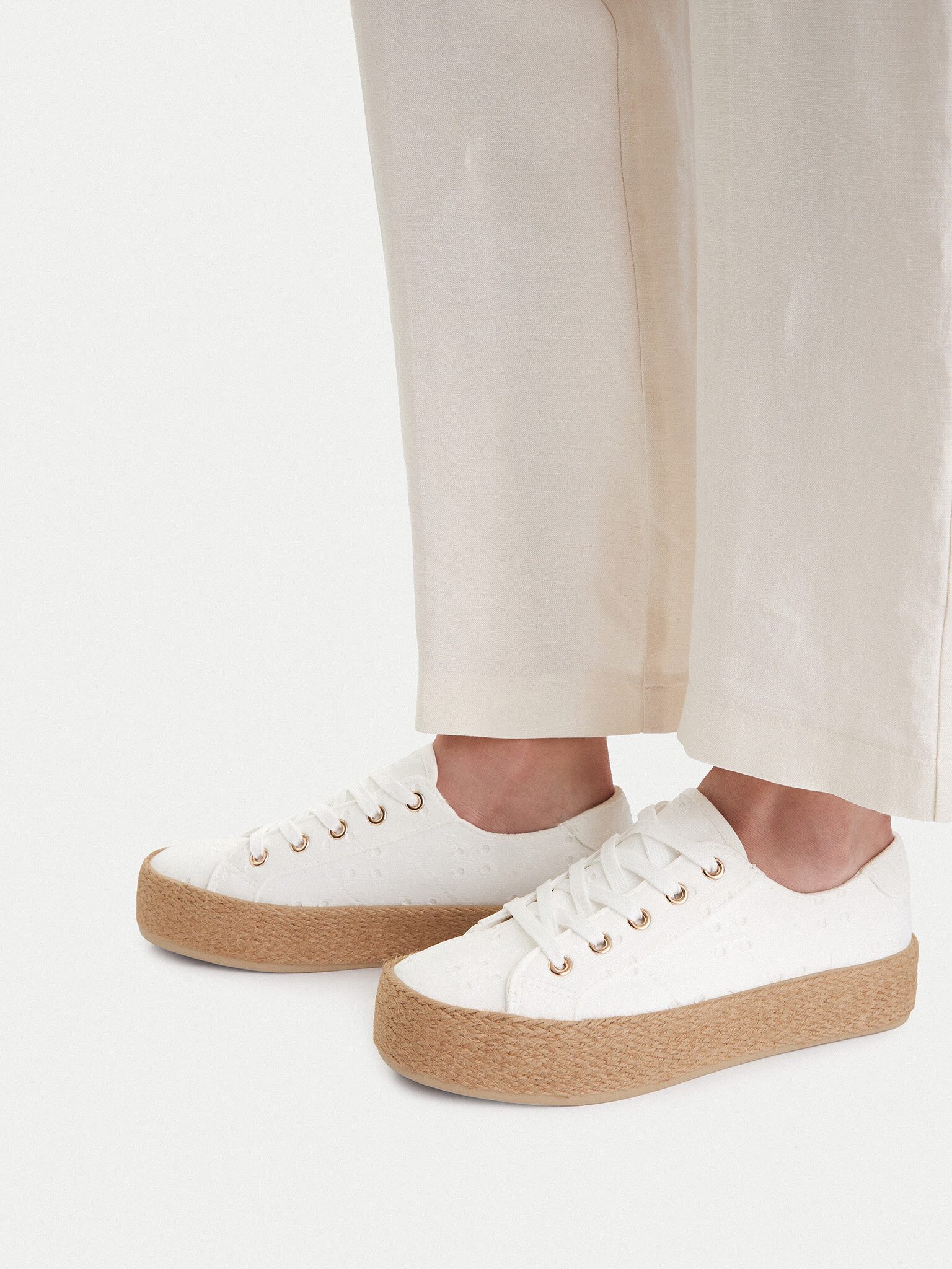 Jenny Jenny Frauen-Espadrilles Weiß JENNY-CEO-EMMA WSK1576-05 Weiß Espadrille