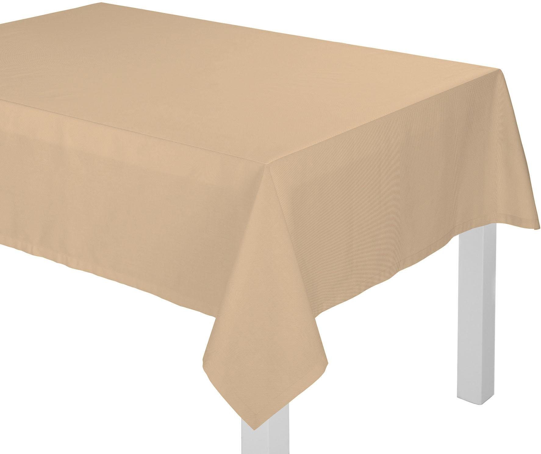 Tischdecke Collection beige Uni Light Adam