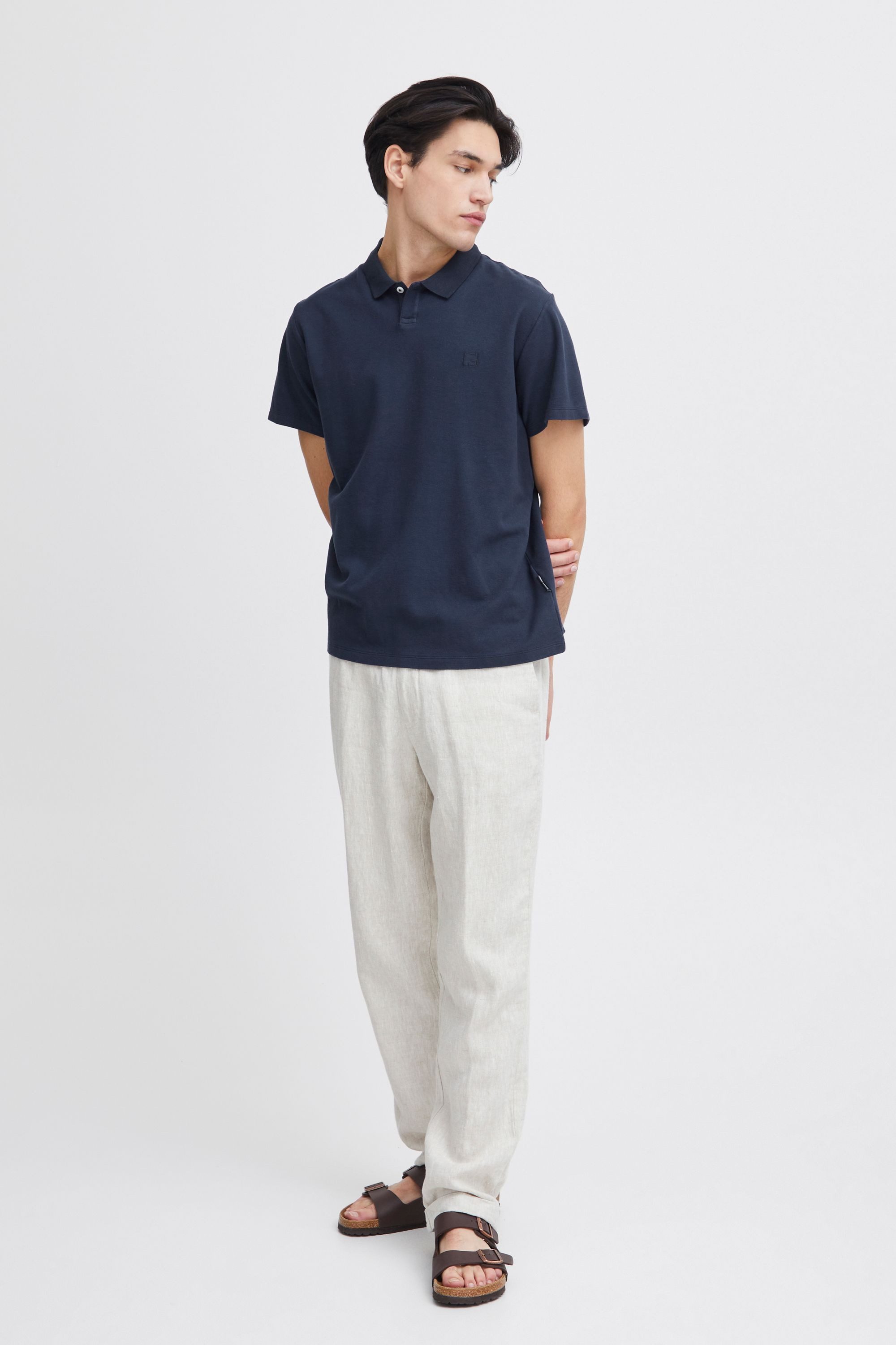 Casual Friday Poloshirt CFTristan Modernes Poloshirt mit Knopfleiste