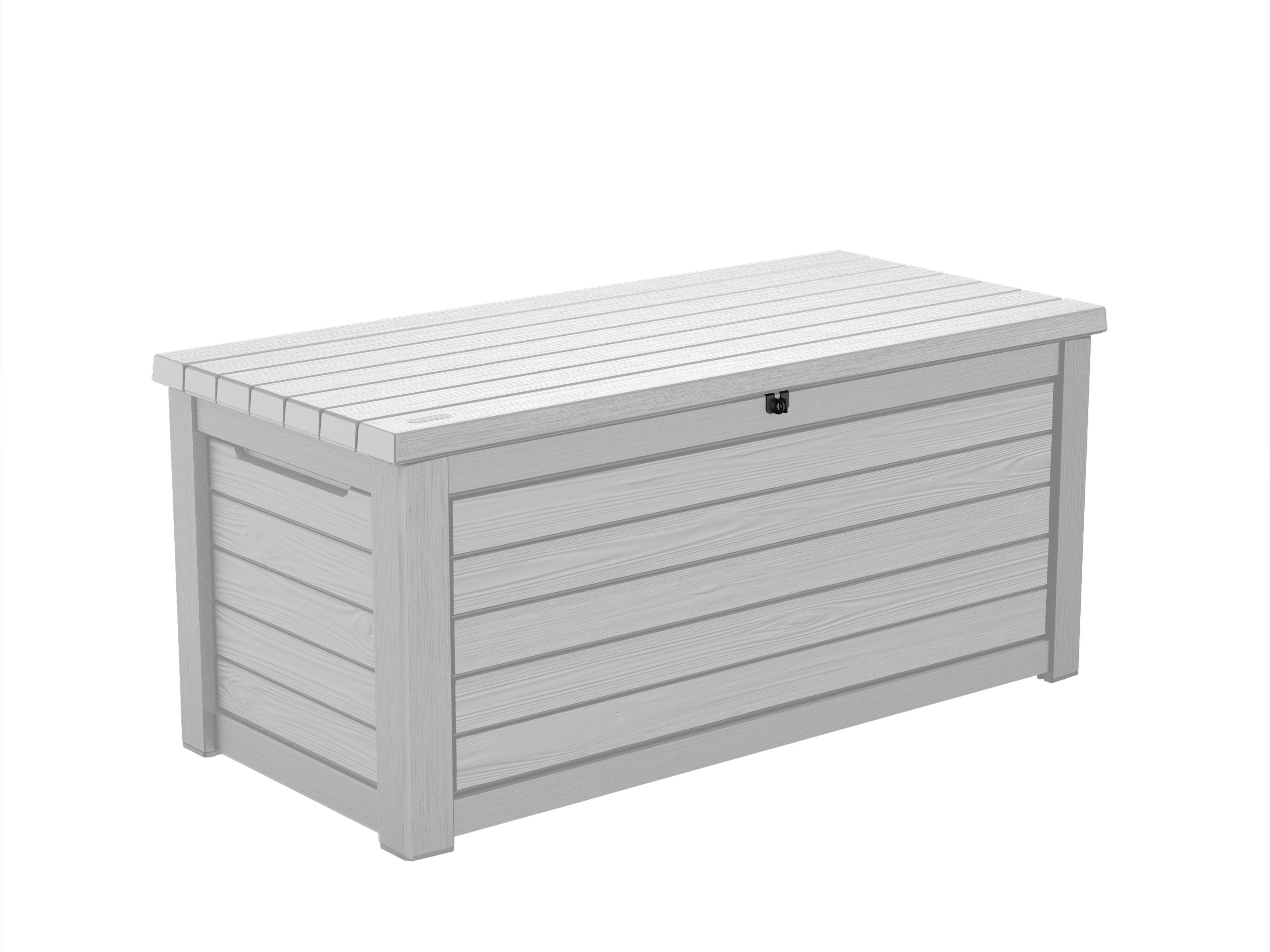 Keter Gartenbox "NORTHWOOD" 623L 157x72x69cm Deckel günstig online kaufen