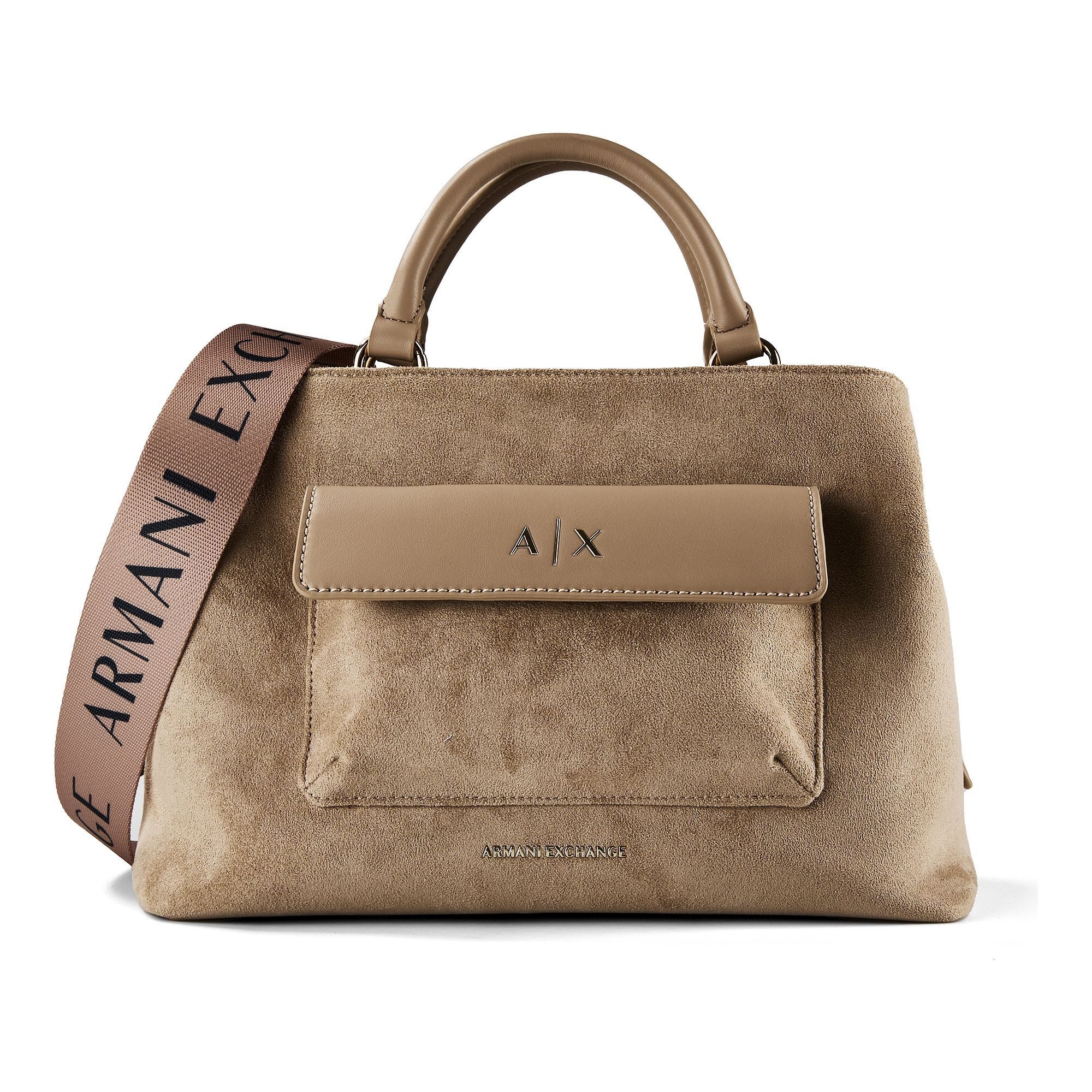 ARMANI EXCHANGE Henkeltasche Nicole, Polyurethan günstig online kaufen
