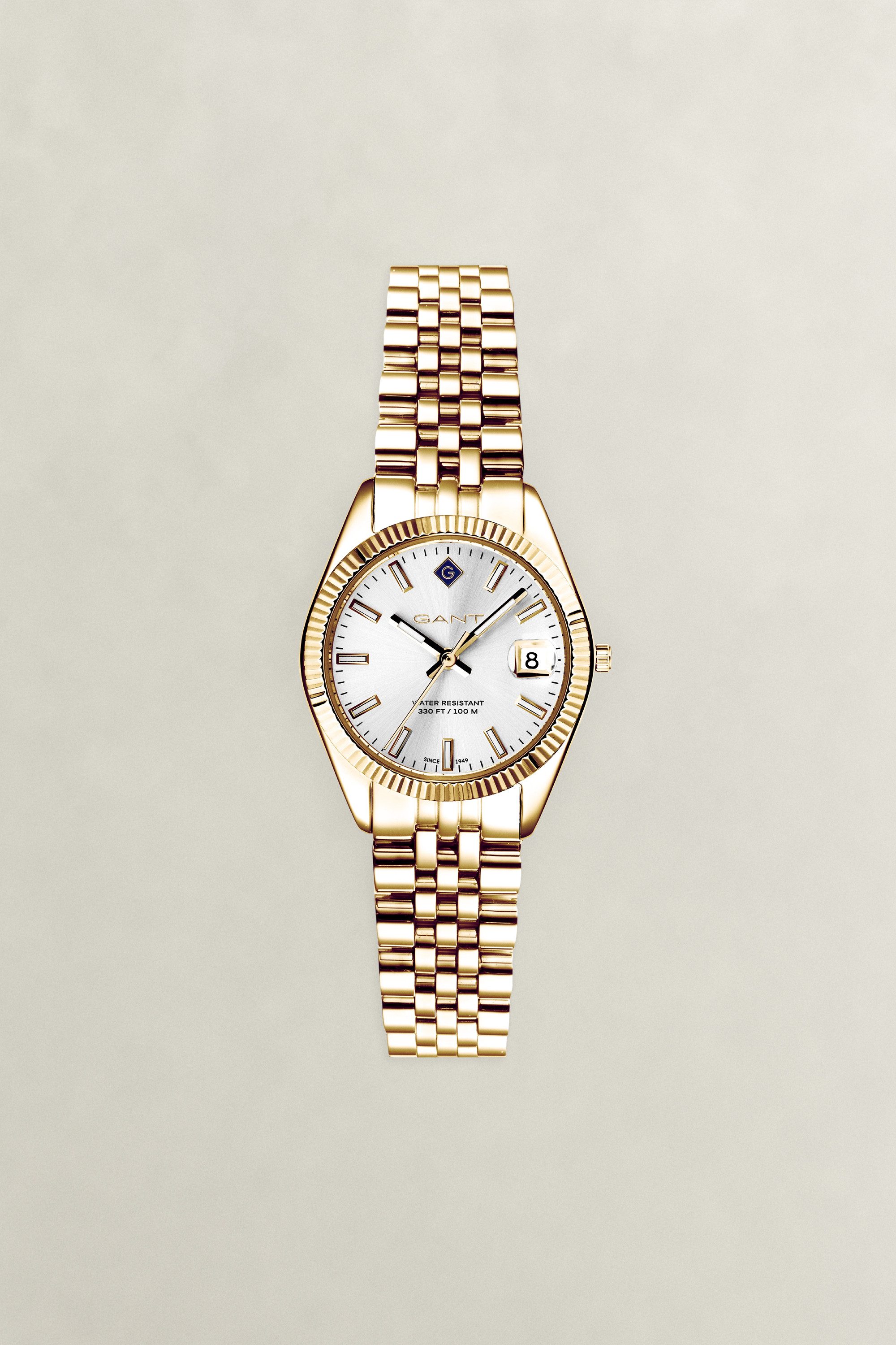 Gant Quarzuhr Sussex Mini G181003, Armbanduhr, Damenuhr, Edelstahlarmband, analog, Tag