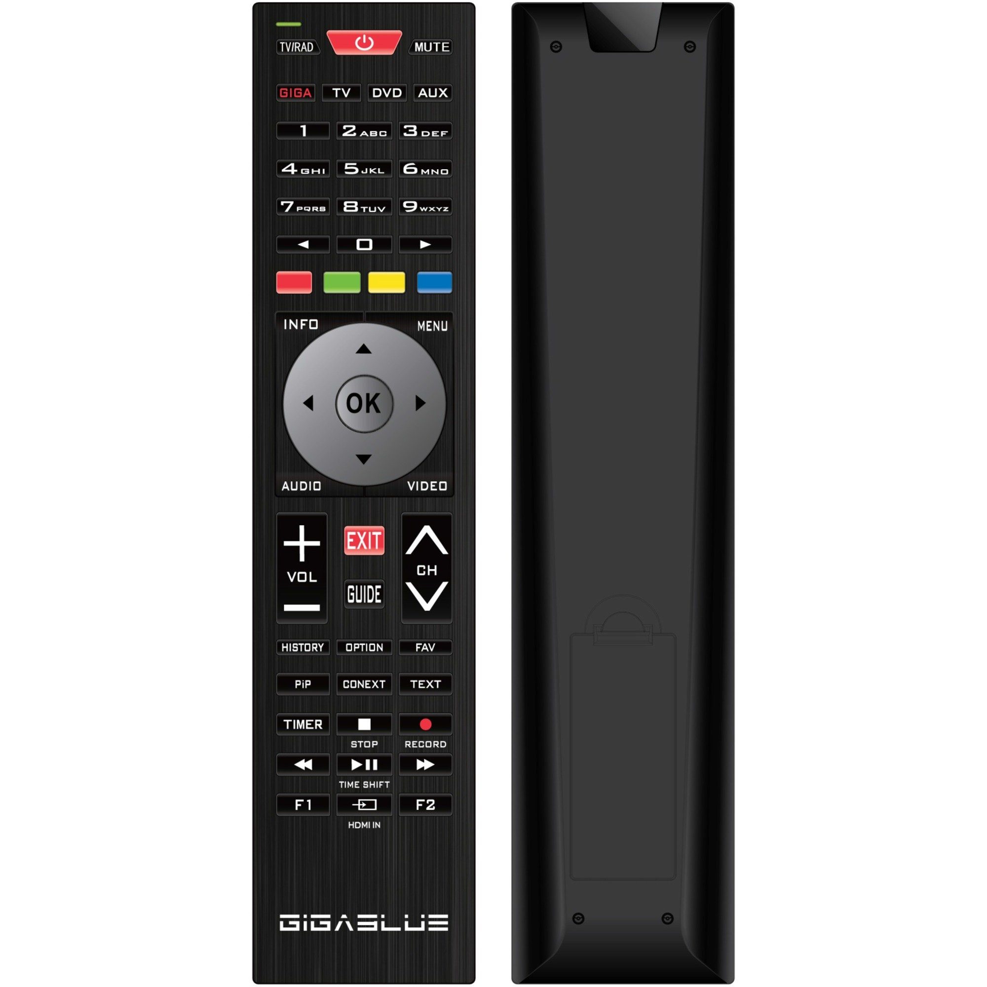 Gigablue GigaBlue Remotecontrol Standard V2 Universal, Fernbedienung