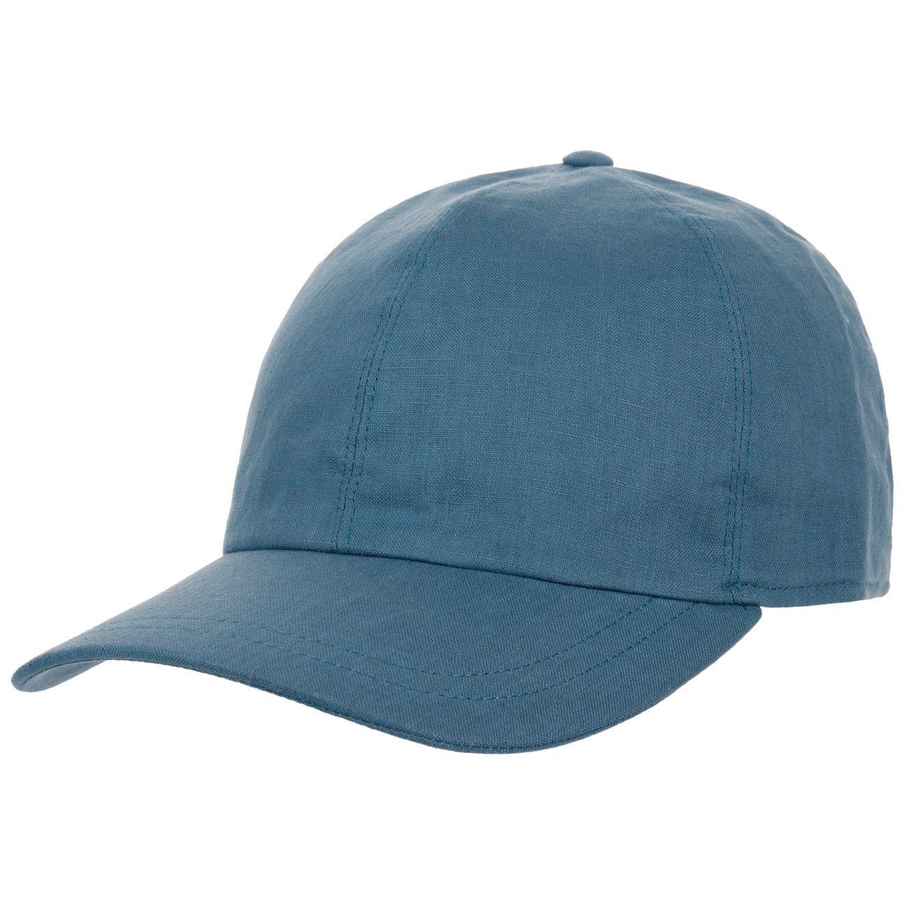Borsalino Baseball Cap (1-St) Basecap mit Schirm, Made in Italy blau