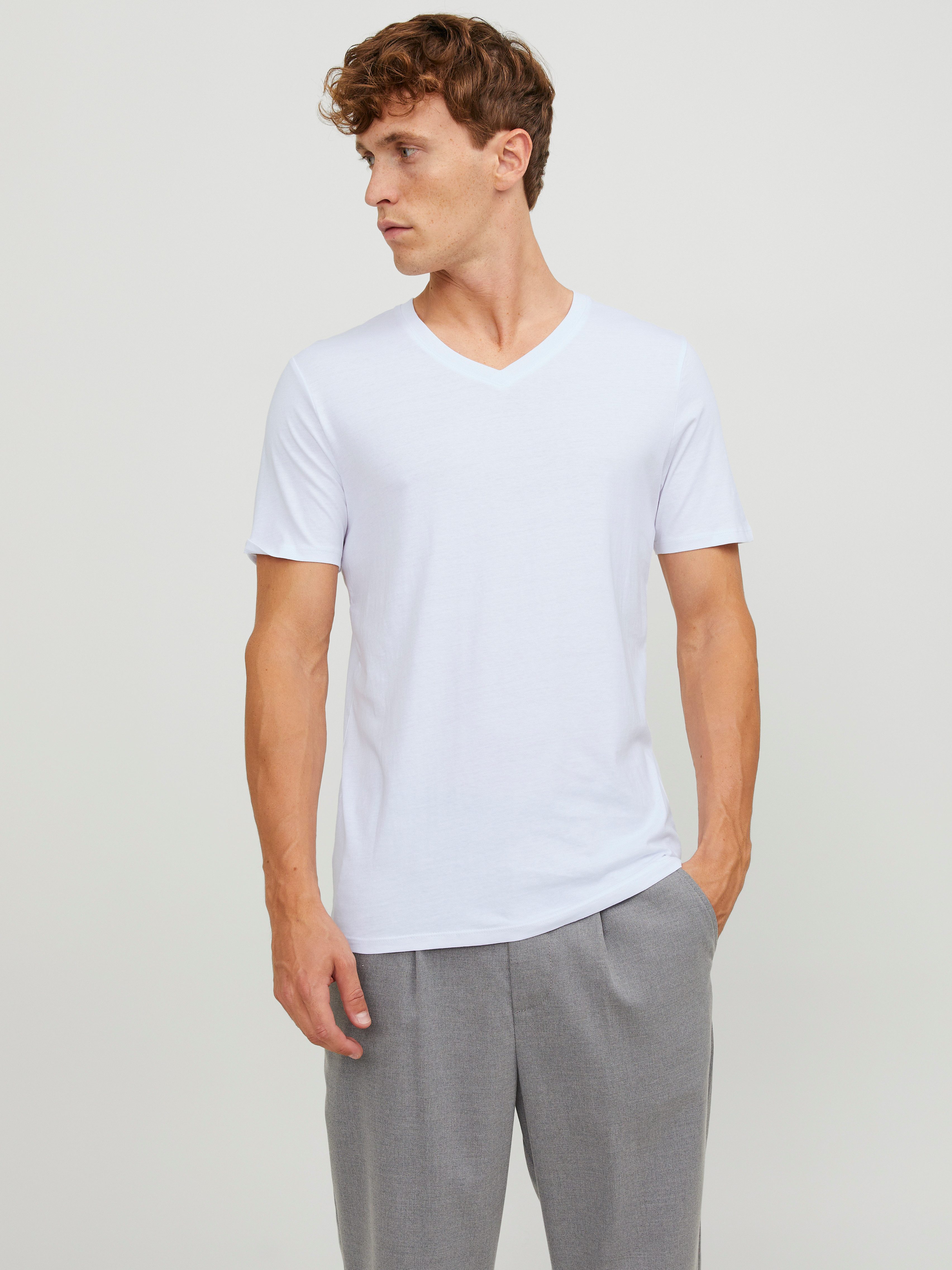 Jack & Jones T-Shirt V-Neck (2er-Pack)