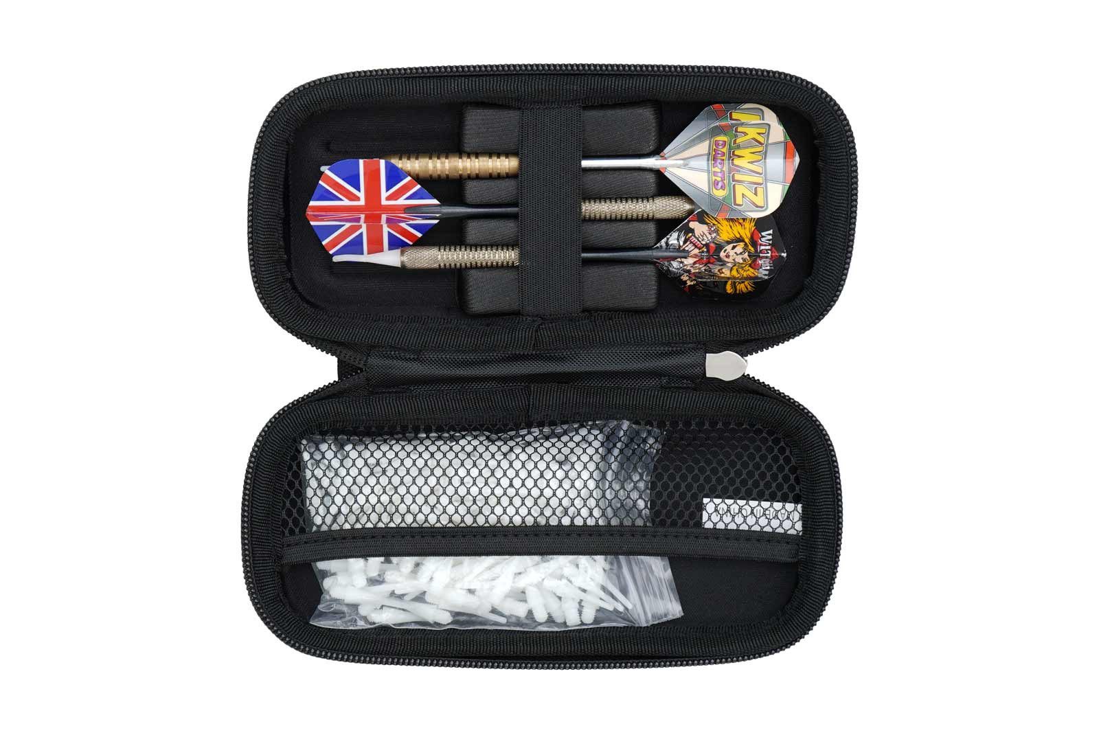 caseroxx Sporttasche Darts Schutztasche für (1-tlg., Darts Schutztasche), Netztasche