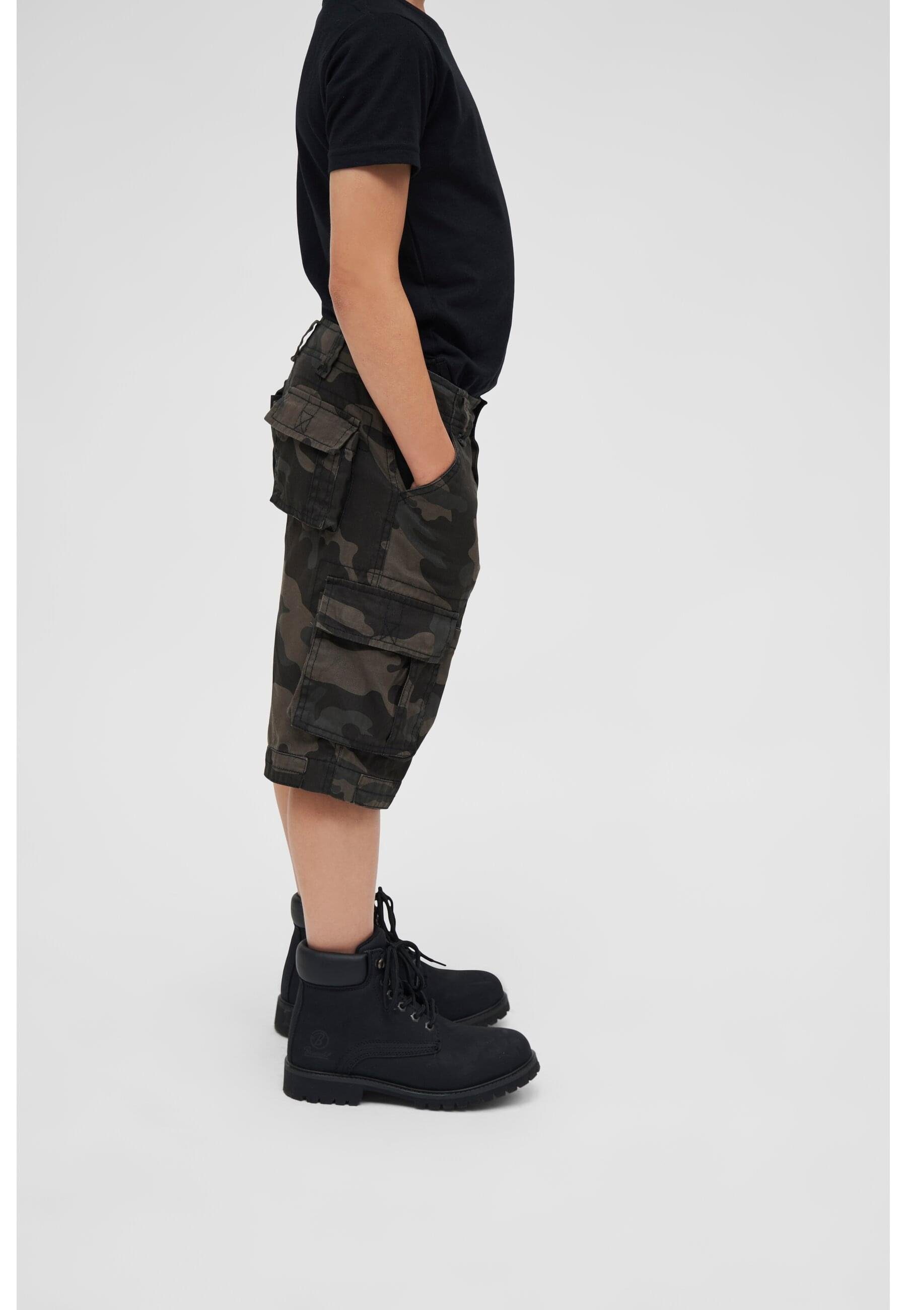 BDU Stoffhose Unisex Ripstop Shorts Brandit Kids (1-tlg) darkcamo