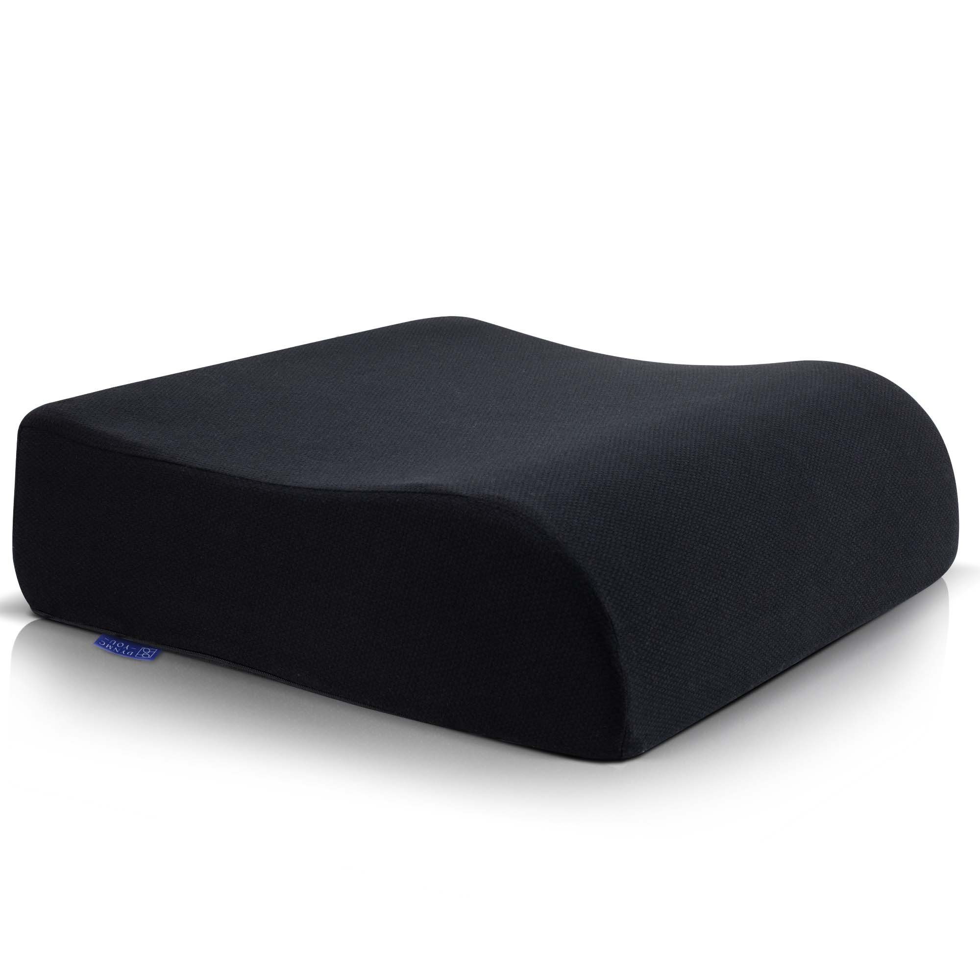 DYNMC you Sitzkissen DYNMC You Sitzerhöhung Black, Mit premium anti-Rutsch Bezug, Ergonomisches Sitzkissen