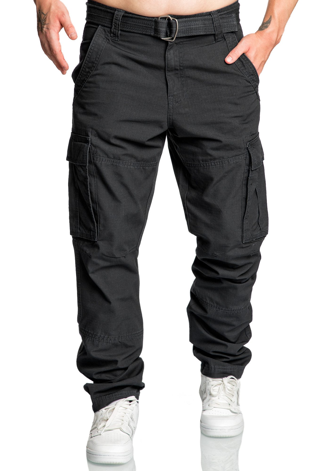 Amaci&Sons Cargohose PASCAGOULA Cargopants Herren Loosefit Jogger Cargo Chi günstig online kaufen