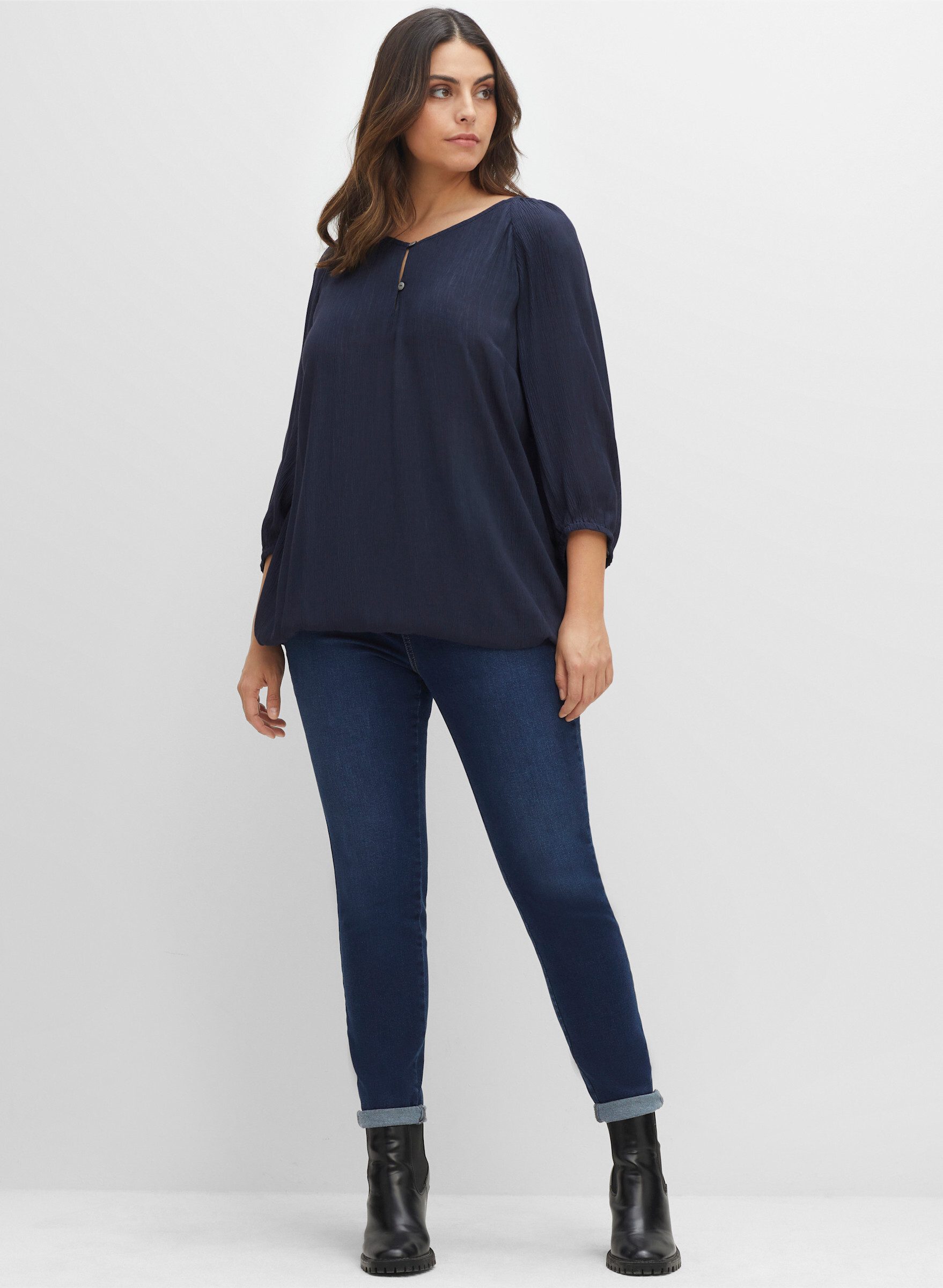 Sheego Klassische Bluse Tunika günstig online kaufen