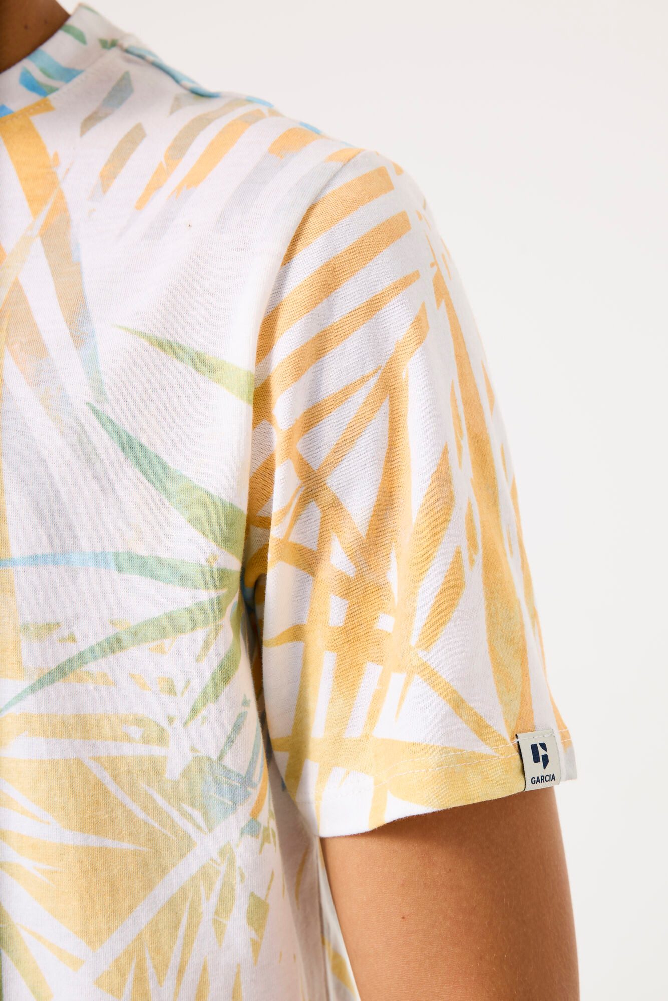 Garcia T-Shirt mit All-Over Print for günstig online kaufen