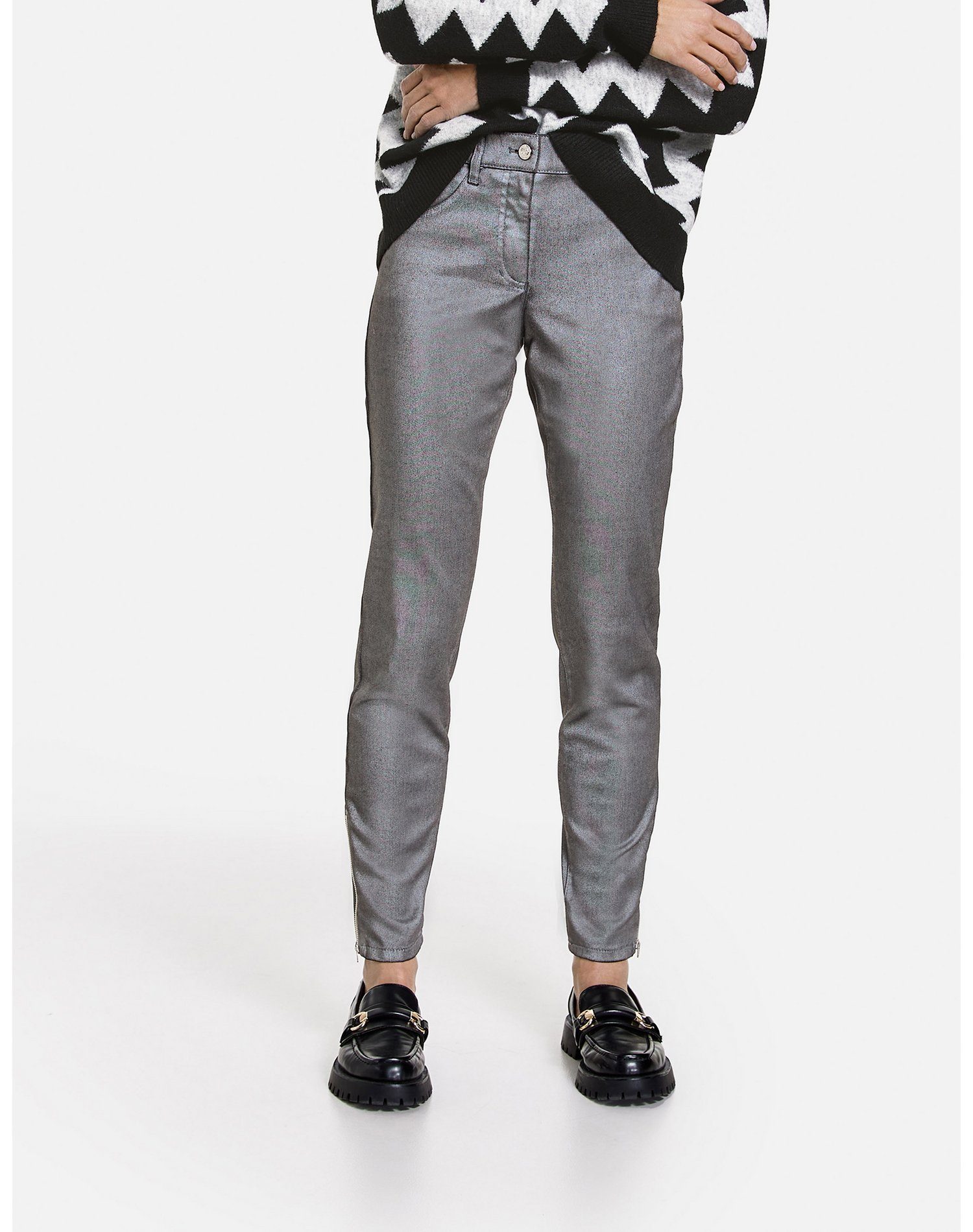 GERRY WEBER 7/8-Hose »Jeans mit Glanzfinish Best4me« (1-tlg) online kaufen  | OTTO