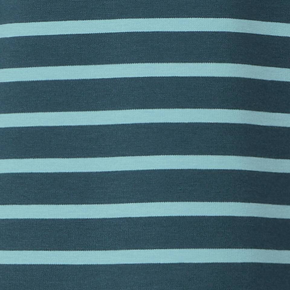 Streifen-Design blue angesagten strong petrol im Cecil Kapuzenshirt