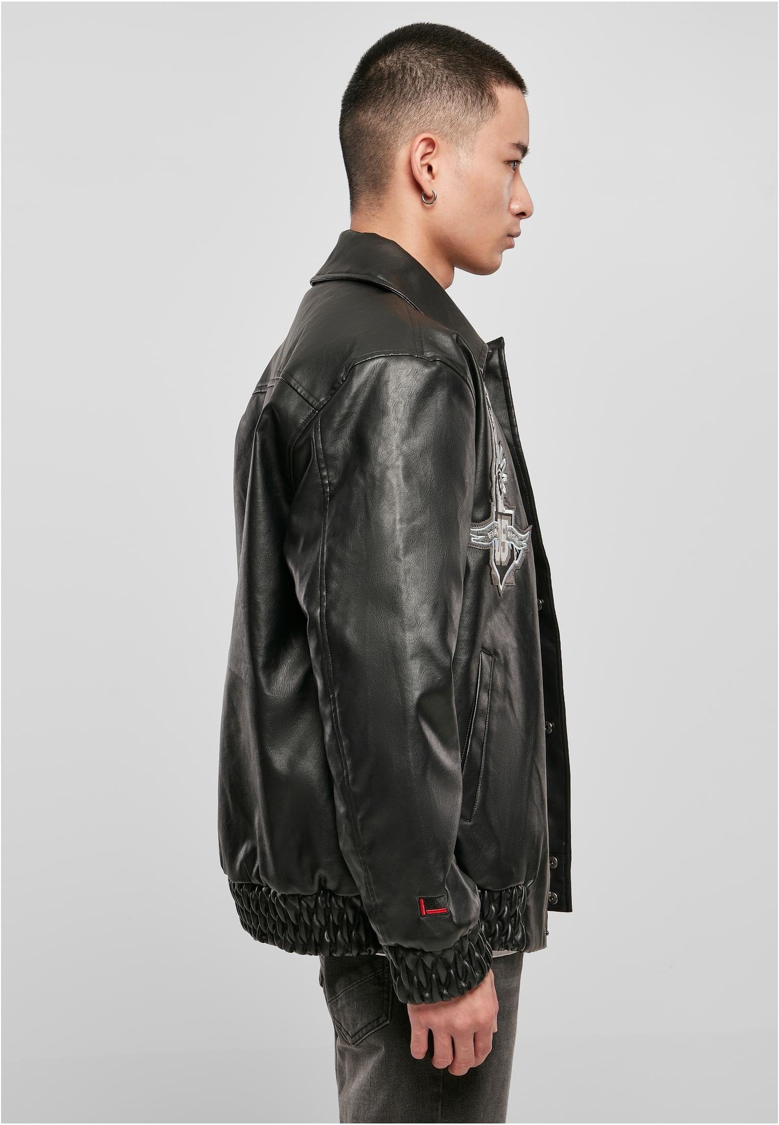 Herren (1-St) Sommerjacke Fubu FM224-043-1 Jacket Varsity leather