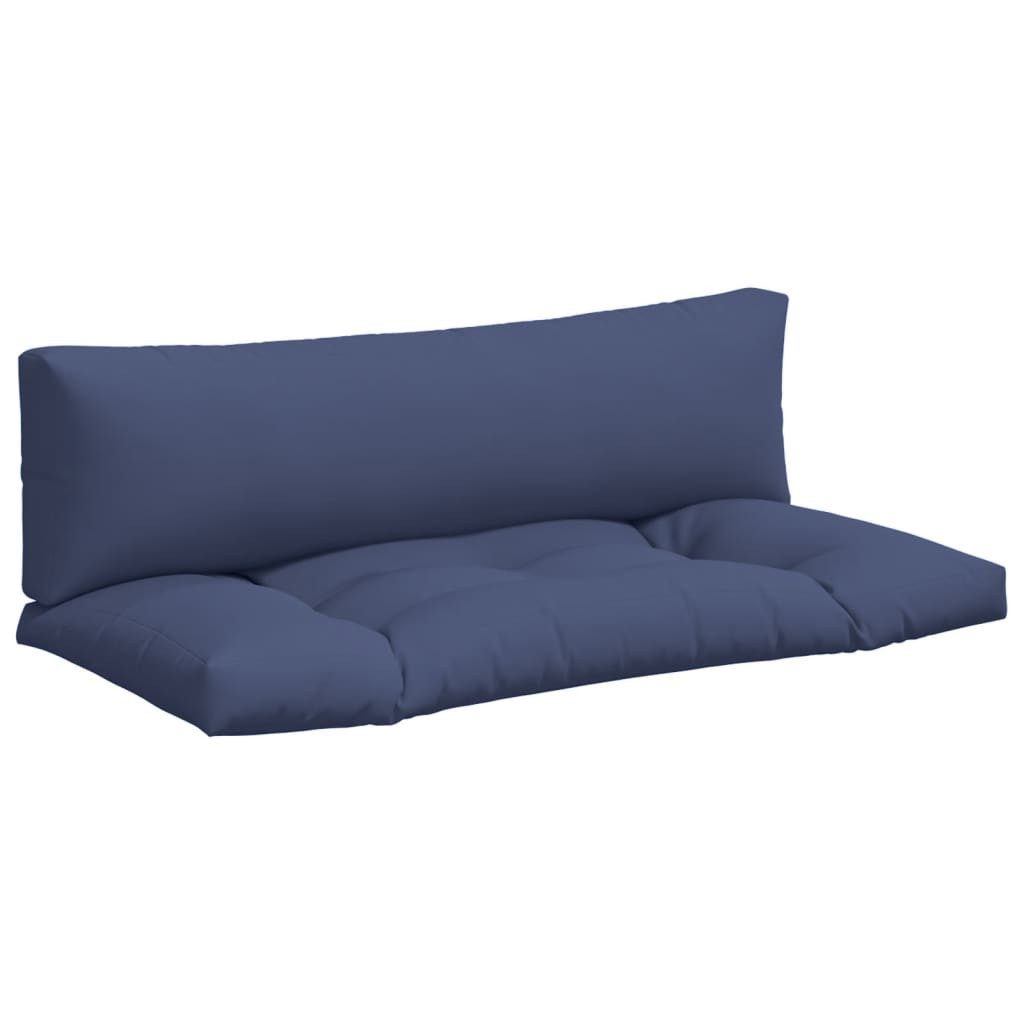 vidaXL Sitzauflage Palettenkissen 2 Stk. Marineblau günstig online kaufen