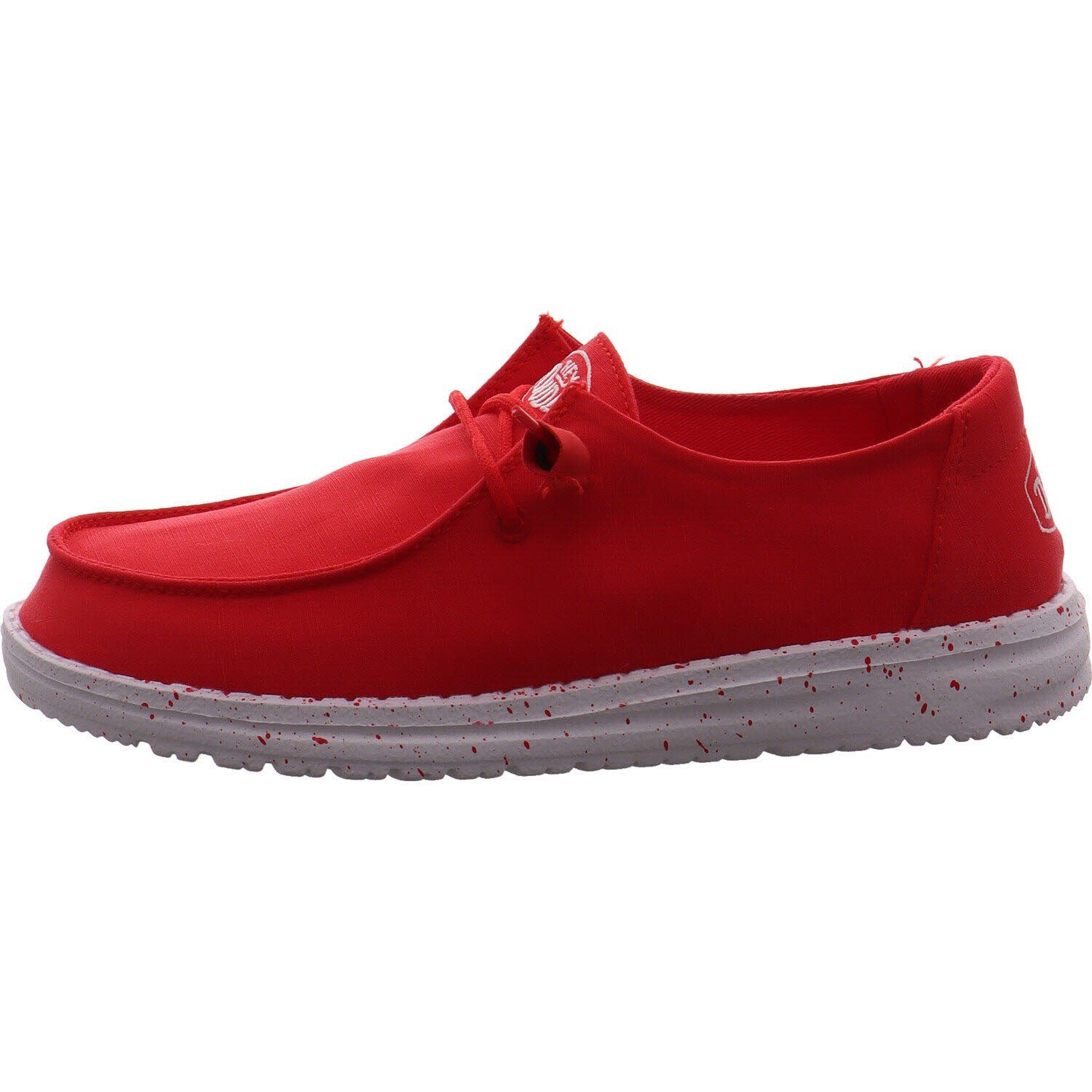 Wendy Sneaker rot Canvas Hey Slub Dude