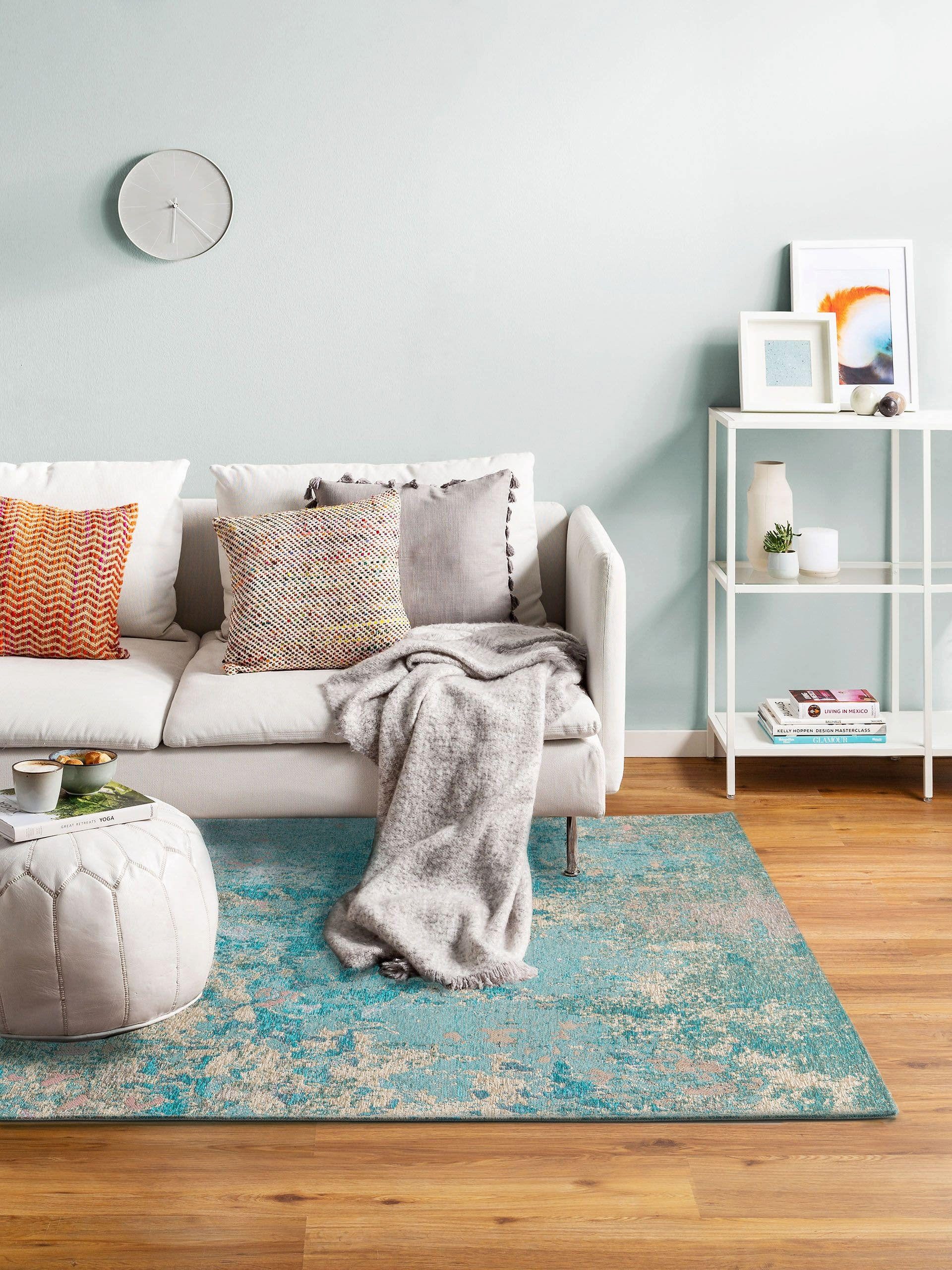 benuta Teppich Stay, rechteckig, Höhe: 5 mm, Kunstfaser, Berber, Ethno-Style, Wohnzimmer