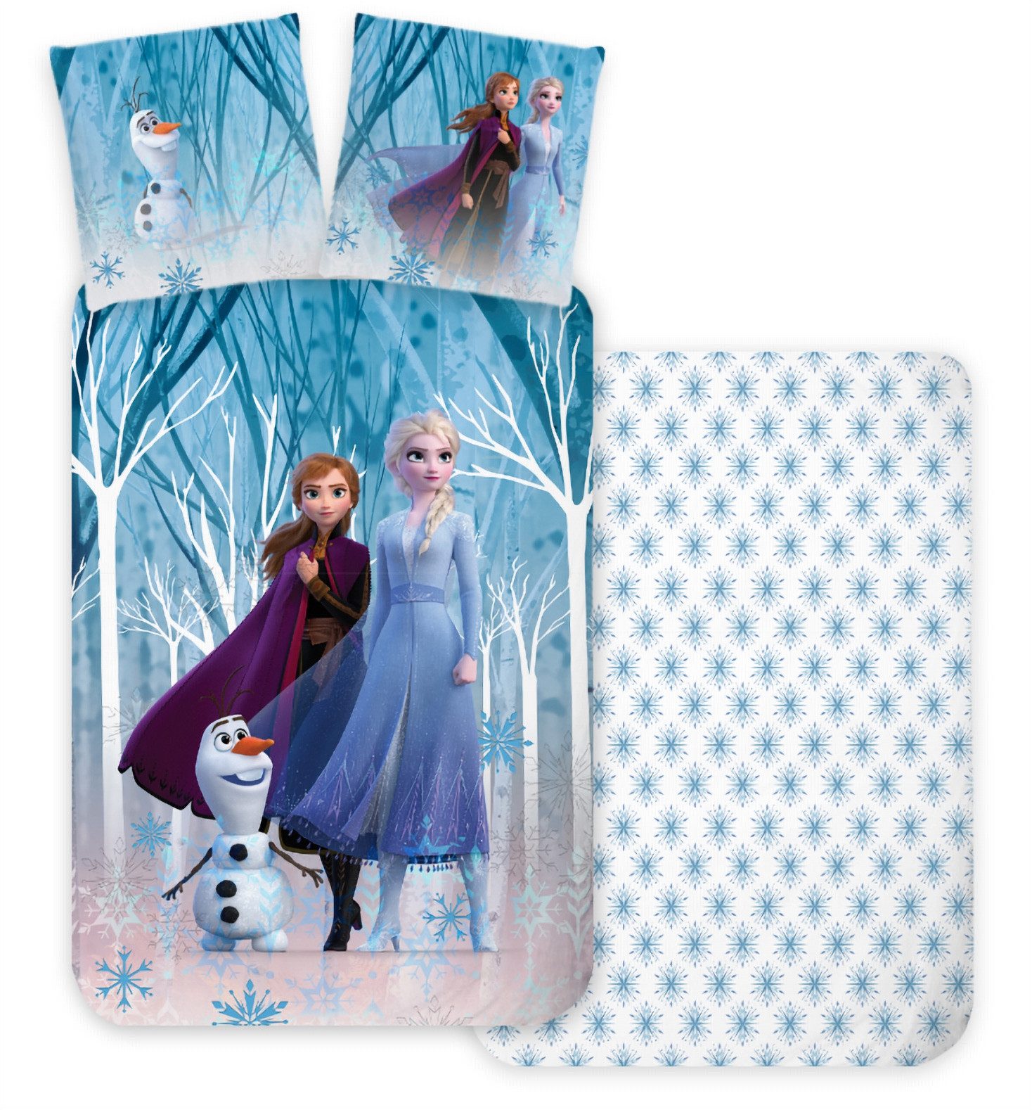 Disney Frozen Bettwäsche Disney Frozen Bettwäsche Eiskönigin Anna Elsa Kopf günstig online kaufen