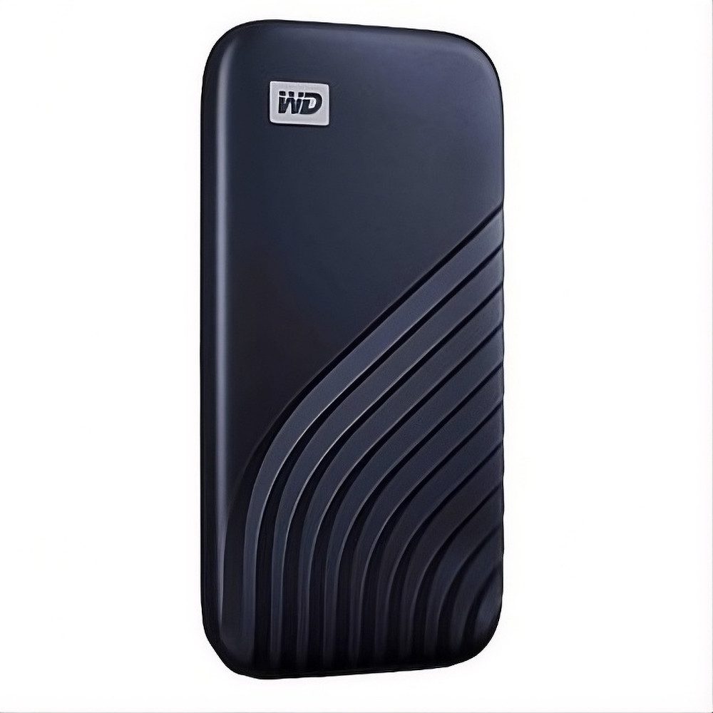 Western Digital Mobile Festplatte "My Passport SSD" 1 TB SSD-Festplatte (1000 GB) 3,5" 1050 MB/S Lesegeschwindigkeit, 1000 MB/S Schreibgeschwindigkeit