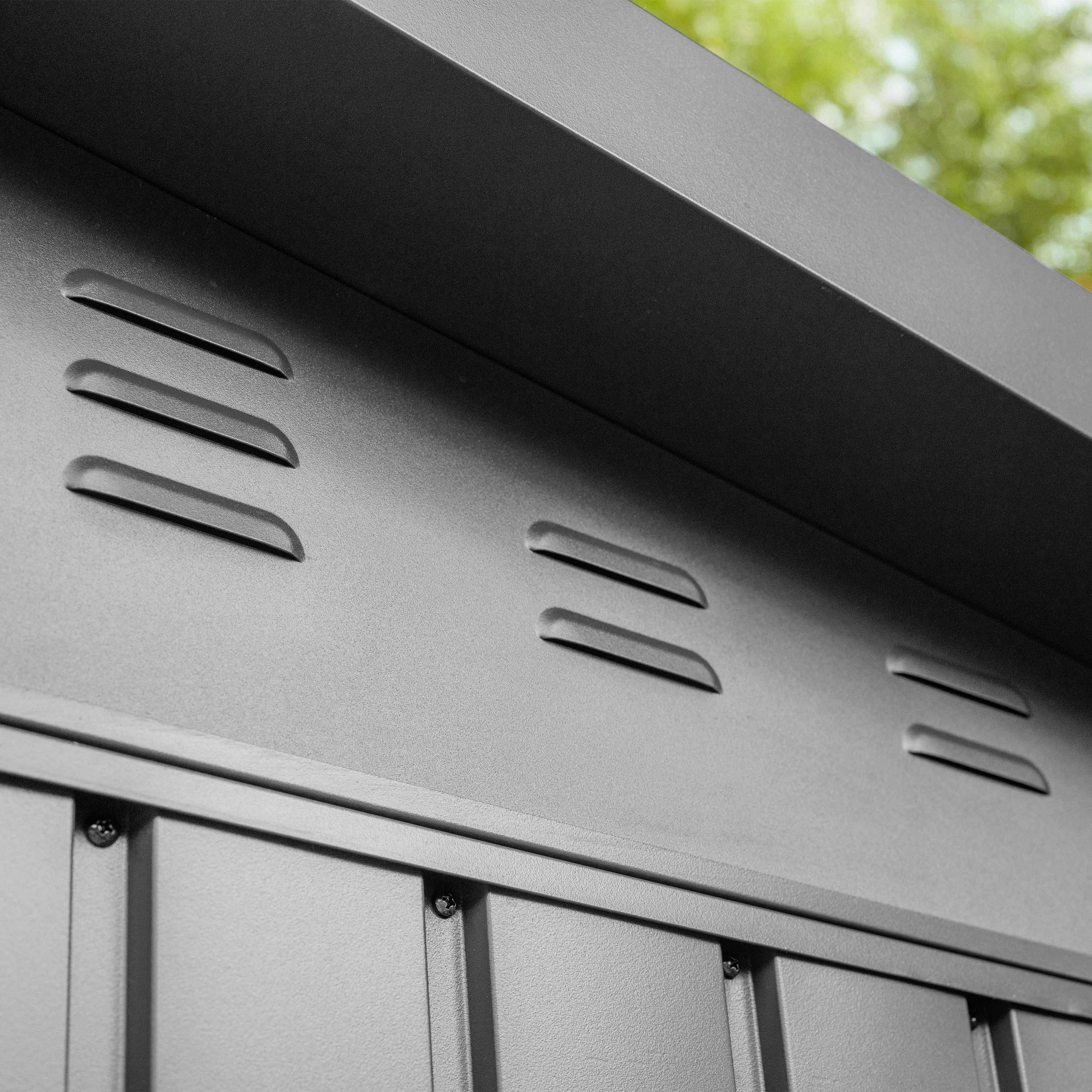 GFP Gerätehaus Gartenhaus Geräteschuppen Lena mit Pultdach, BxT: 180x120 cm, Höhe 205 cm